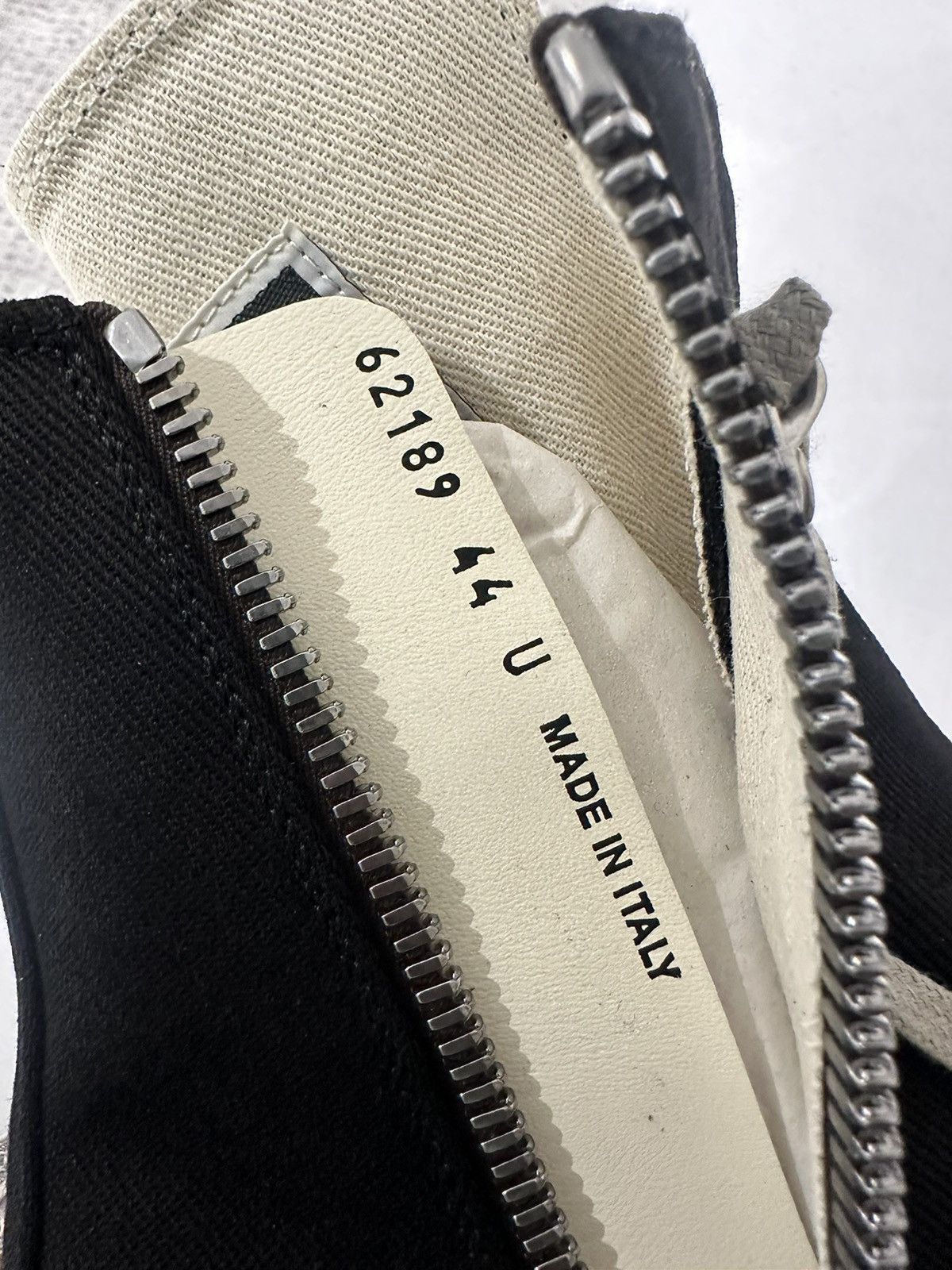 Rick Owens Drkshdw RICK OWENS - DRKSHDW Hexa Sneaker Black Pearl Milk Size US 11 / EU 44 - 7 Thumbnail