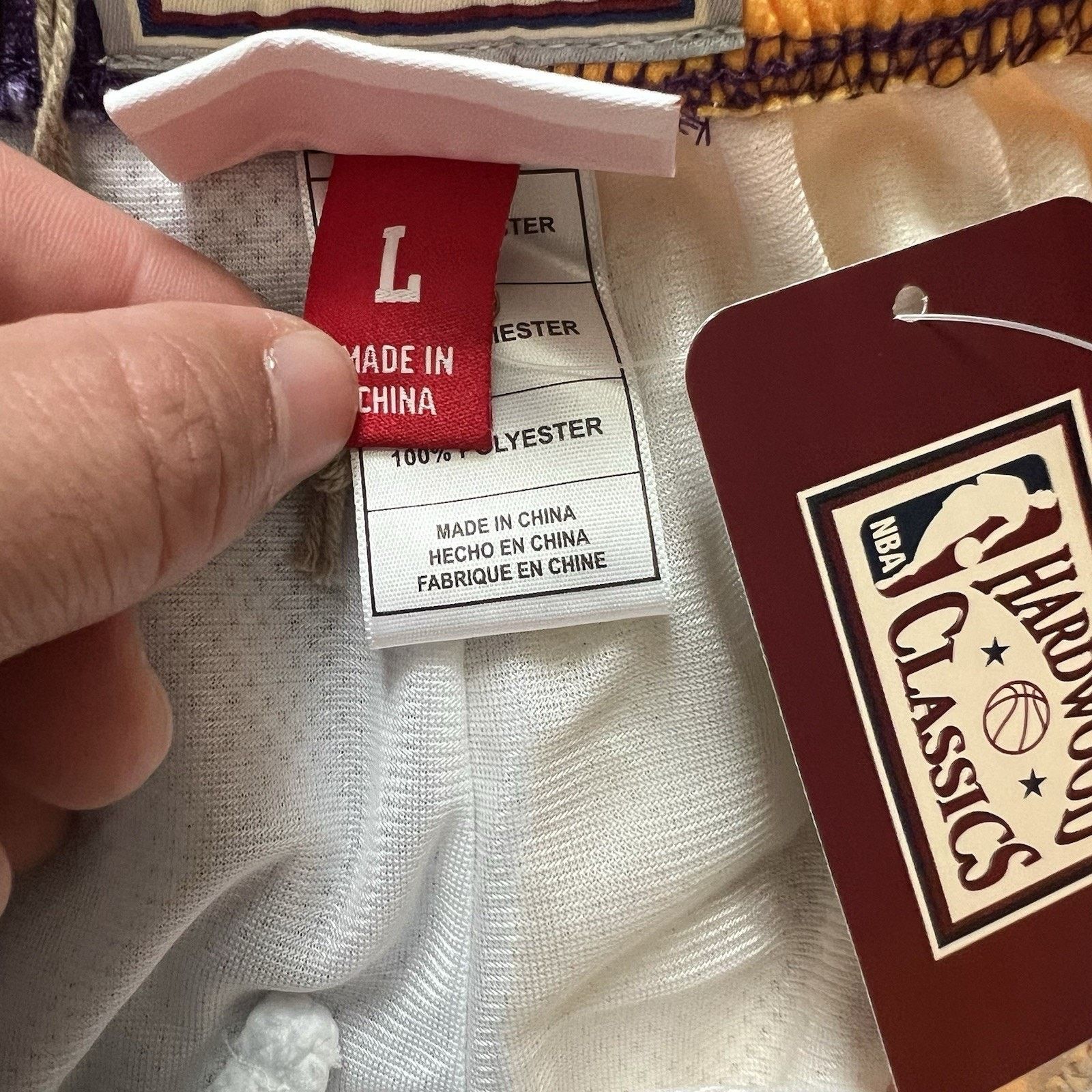 Mitchell & Ness MITCHELL & NESS NBA LOS ANGELES LAKERS BIG FACE 5.0 SHORTS Size 32" / US 10 / IT 46 - 6 Thumbnail