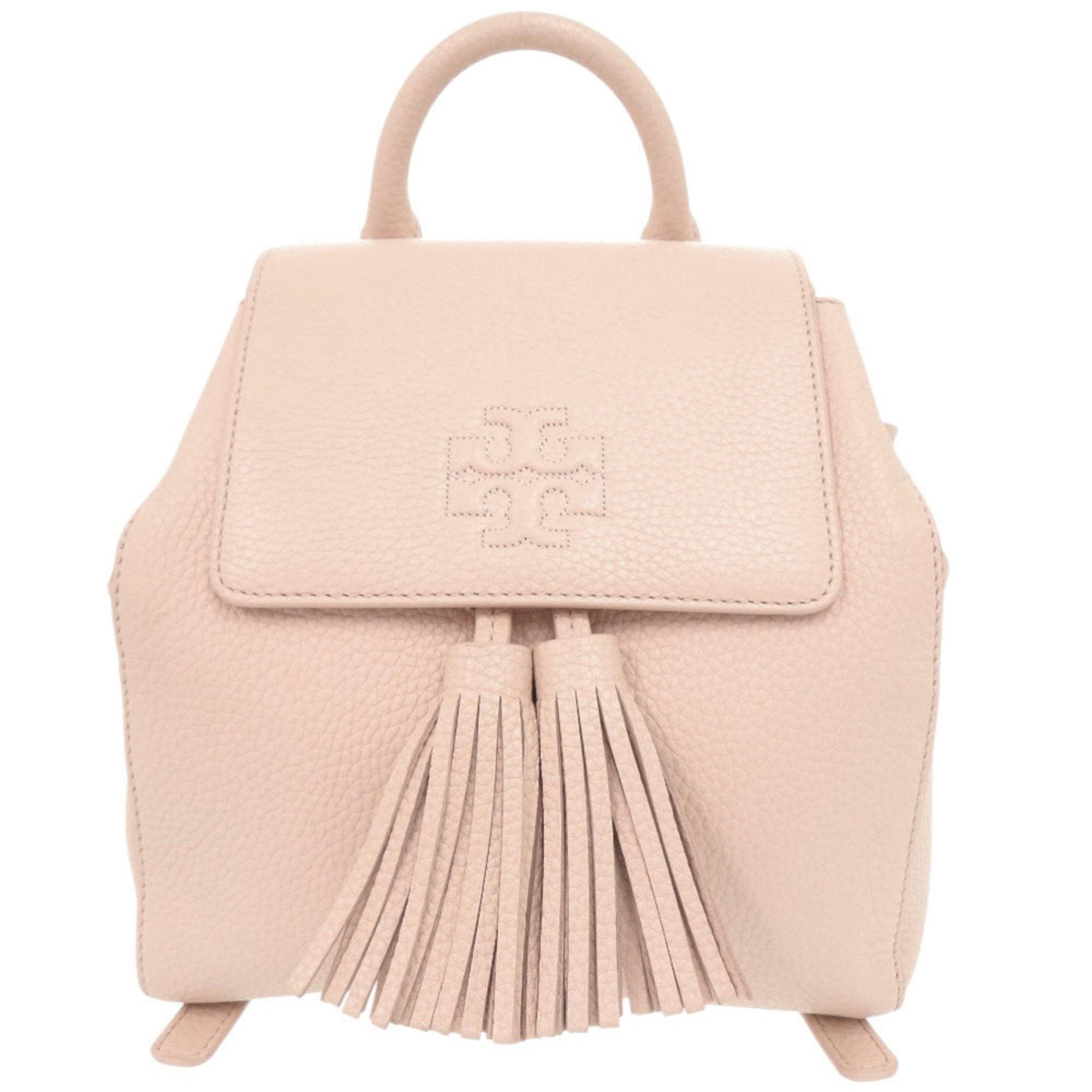 Tory Burch Like new Tory Burch THEA MINI 55367 Leather Sweet Melon Backpack/Daypack, Pink, 1020 Size ONE SIZE - 1 Thumbnail