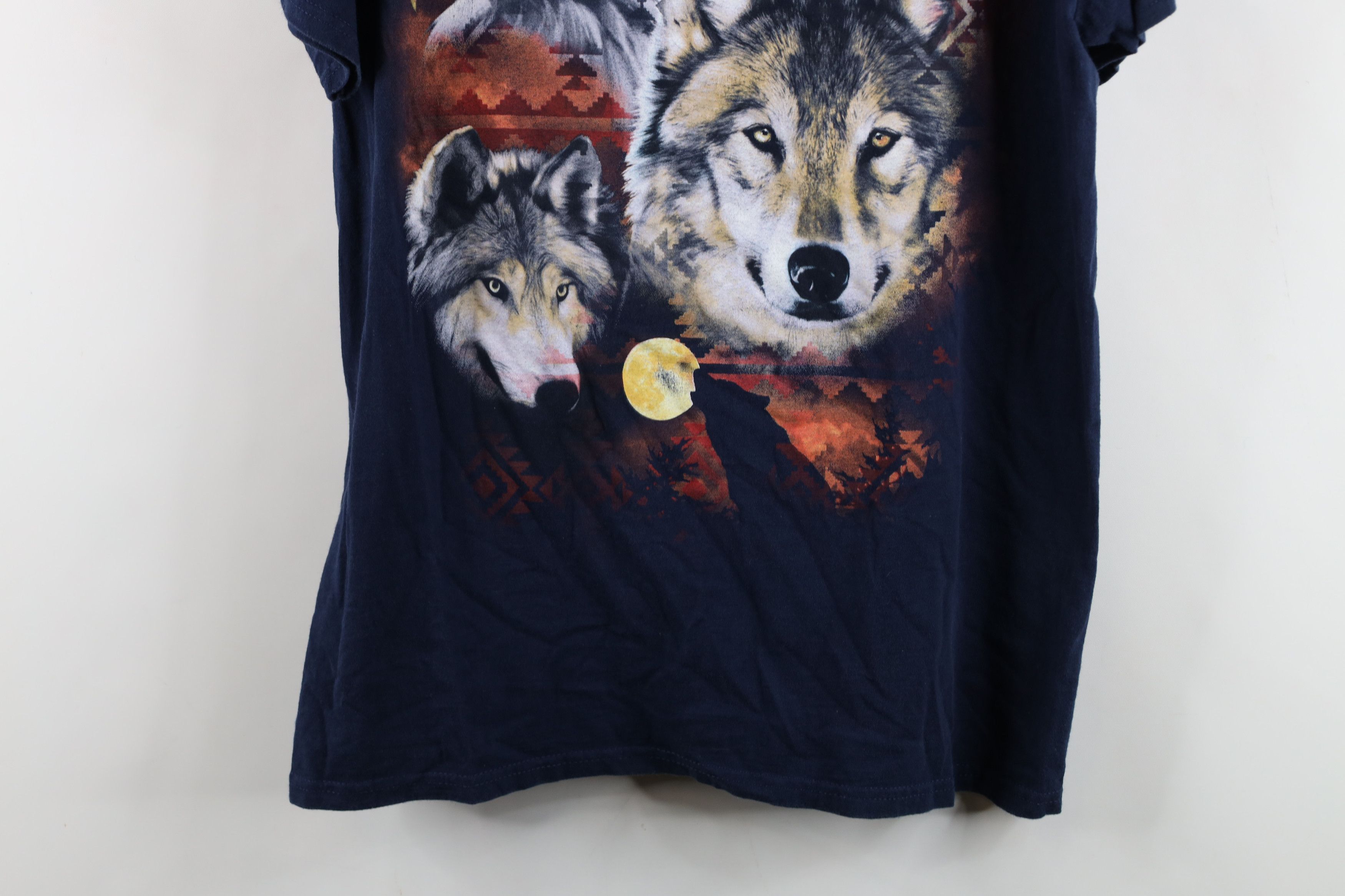 Vintage Vintage 90s Y2K Streetwear Southwestern Nature Eagle T-Shirt Size US L / EU 52-54 / 3 - 3 Thumbnail