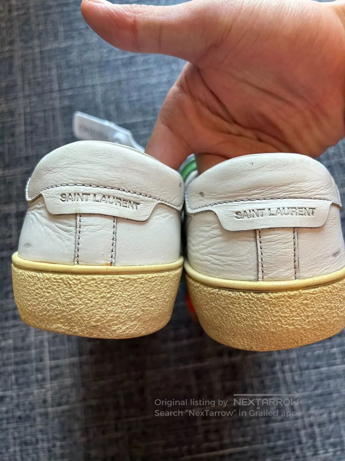 Saint Laurent Paris Saint Laurent Rainbow Studded Sneakers. Size US 9.5 / EU 42-43 - 7 Thumbnail