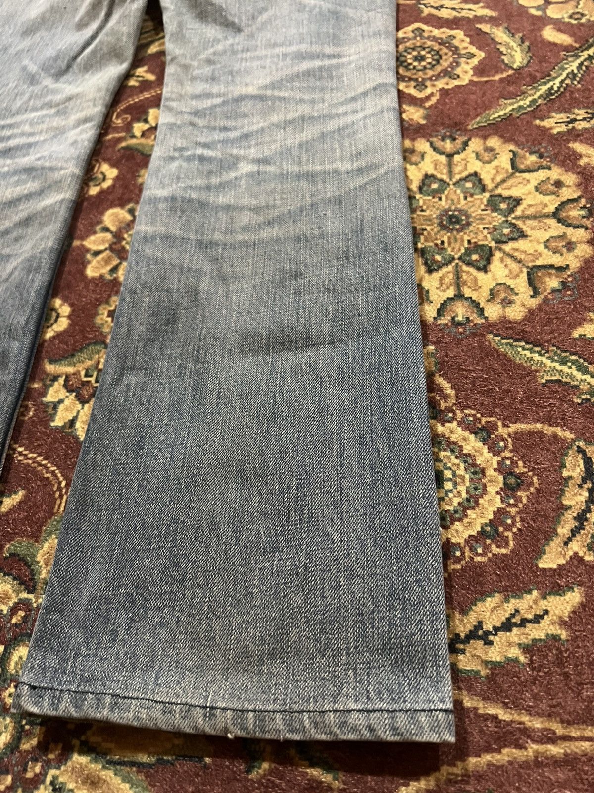 Japanese Brand ROAR CROSS PISTOL DISTRESSED JEANS Size 30" / US 8 / IT 44 - 16 Thumbnail
