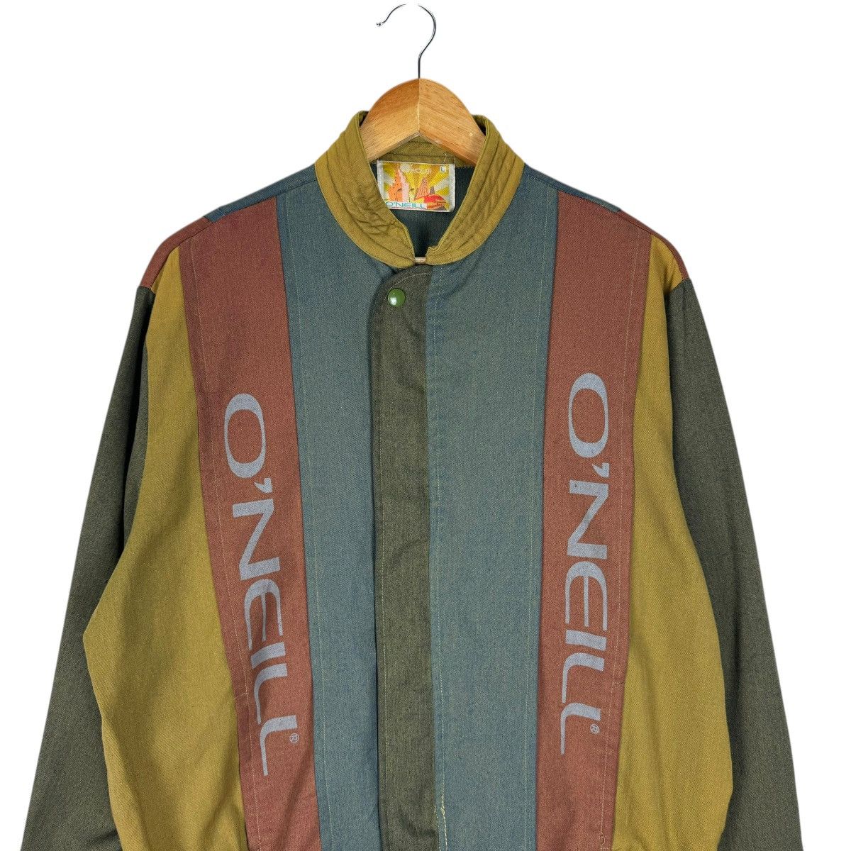O'Neill × Vintage ❄️80s ONEILL SURF BOMBER JACKET Size US L / EU 52-54 / 3 - 3 Thumbnail