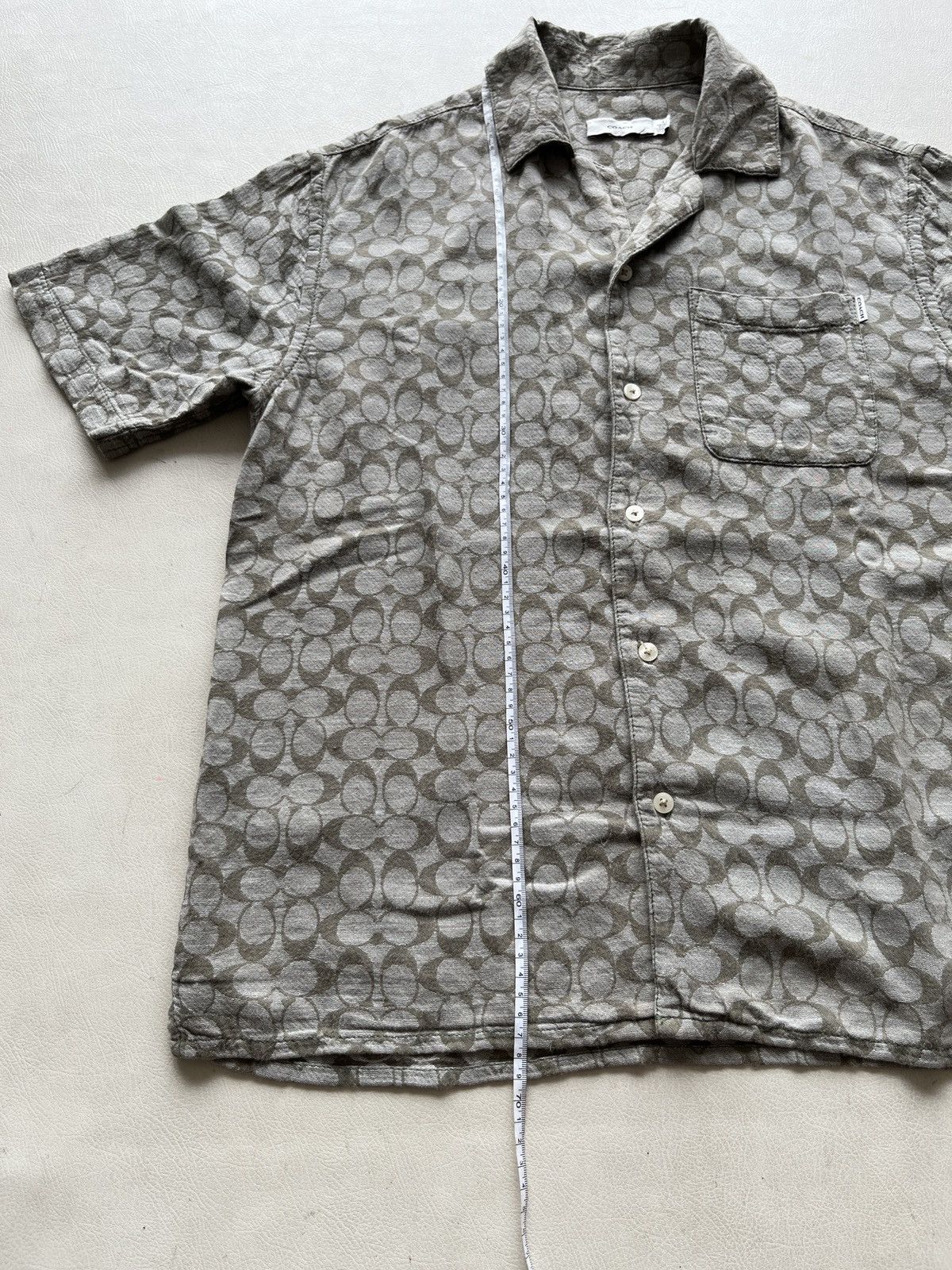Coach Coach linen button shirt Size US M / EU 48-50 / 2 - 8 Thumbnail