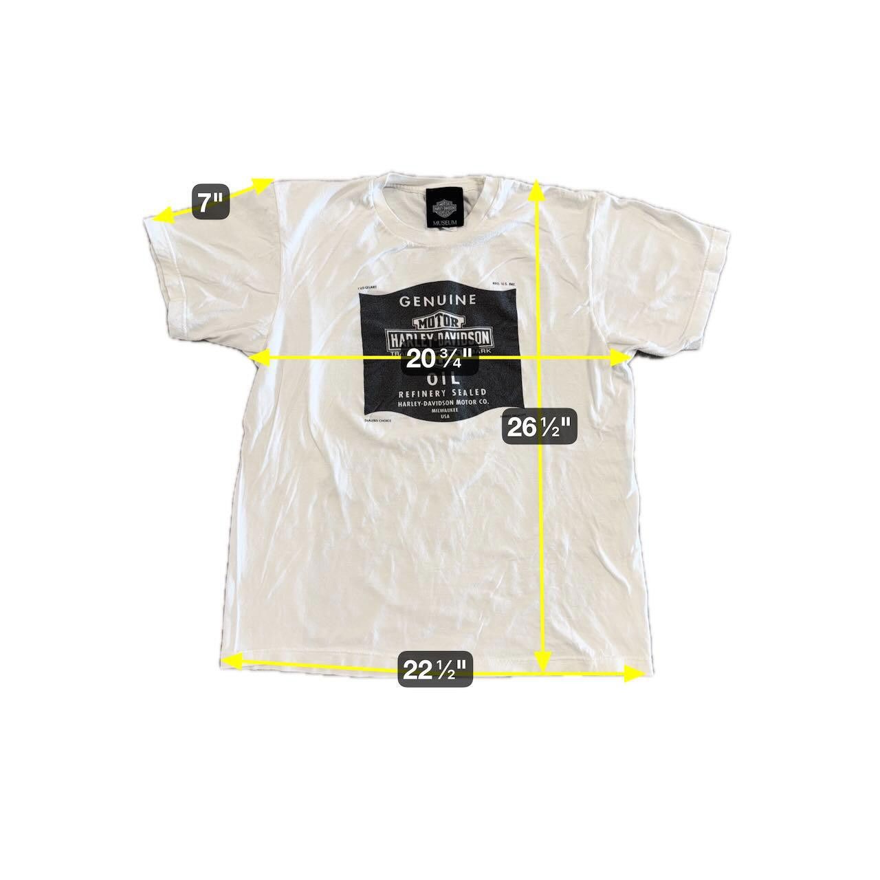 Harley Davidson Harley Davidson Motorcycles Genuine Oil Museum T-Shirt L Size US L / EU 52-54 / 3 - 7 Thumbnail
