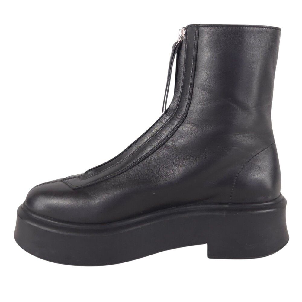 The Row The Row Zipped Boot I US 10 IT 40 Womens Black Leather Ankle Size US 10 / IT 40 - 6 Thumbnail