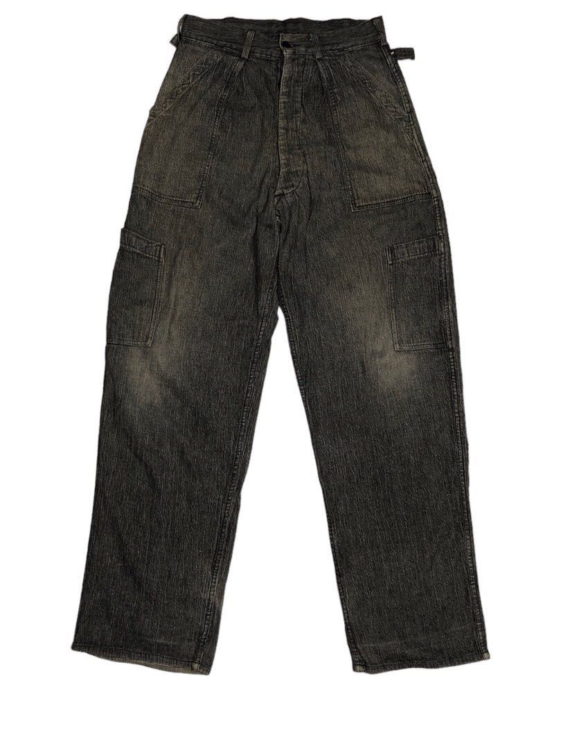 Evisu × Japanese Brand × Vintage 😈VINTAGE😈EVIS before EVISU buckle baggy denim Size US 29 - 2 Thumbnail