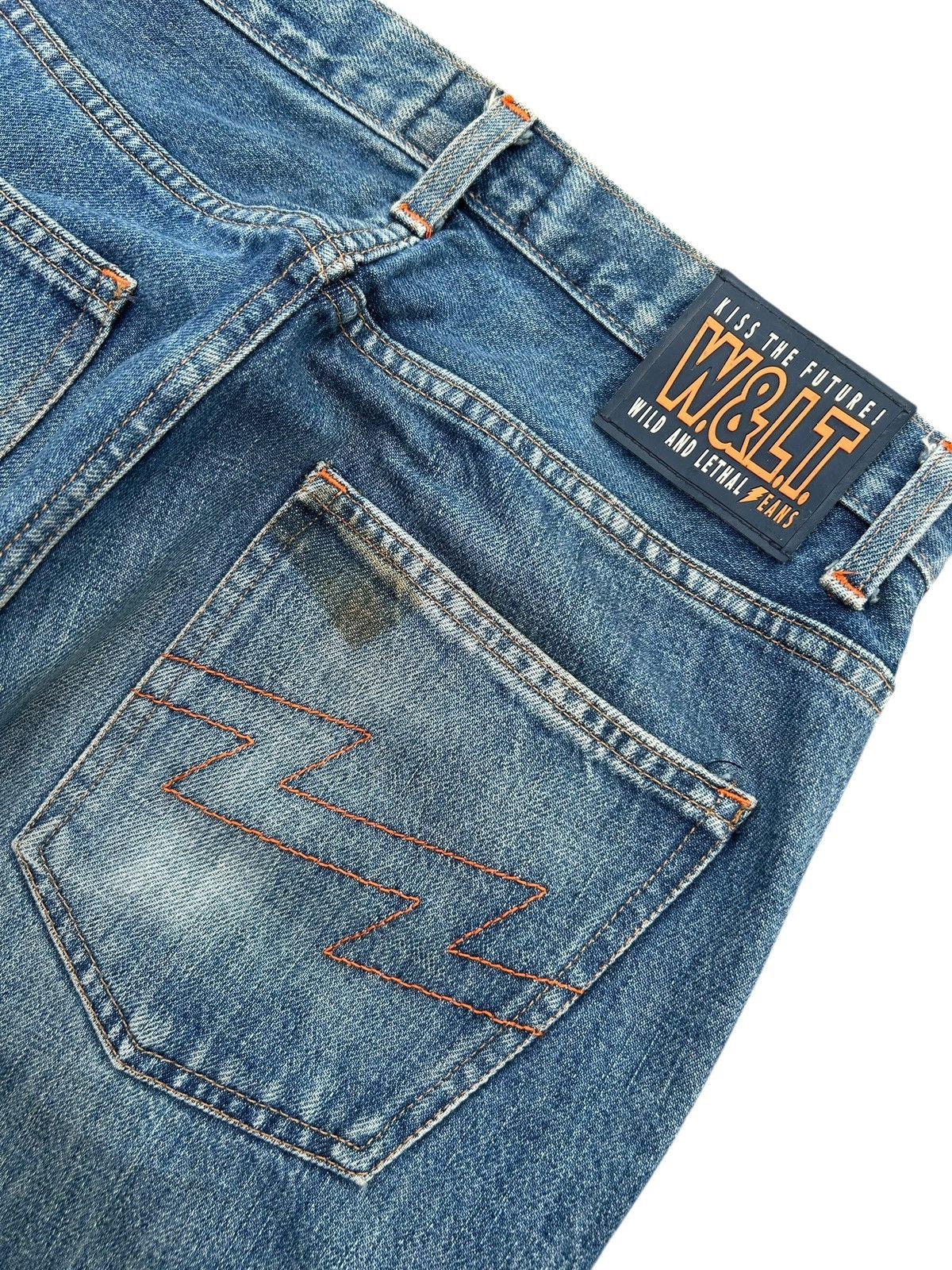 W&LT W&LT kiss The Future Distressed Denim Jeans Size US 32 / EU 48 - 15 Thumbnail