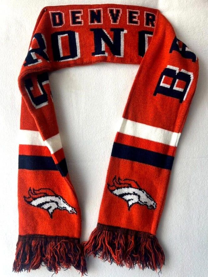NFL Denver Broncos NFL Team Apparel Knit Banner YOUTH Team Scarf Size ONE SIZE - 1 Thumbnail