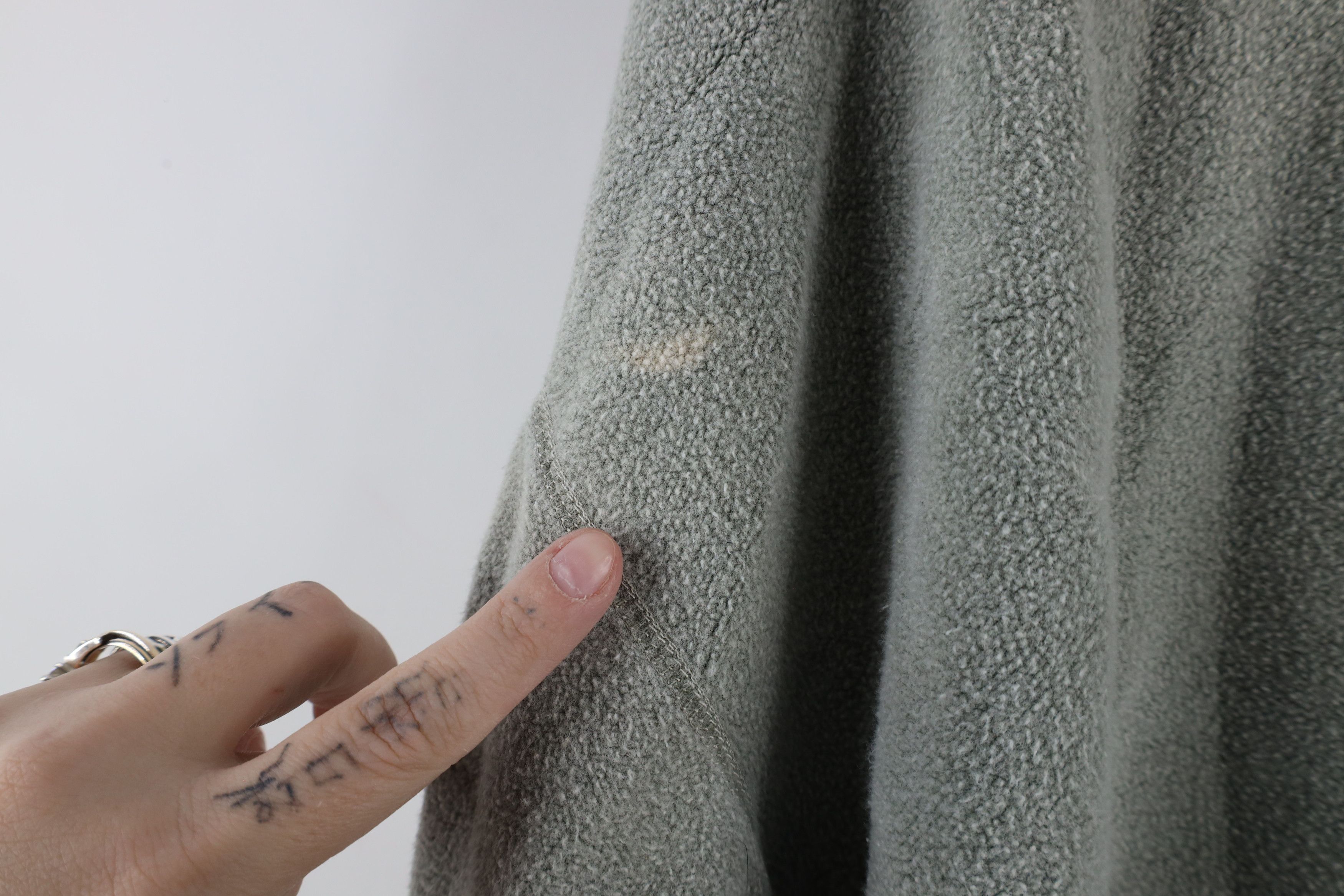 Vintage Vintage 90s Streetwear Stonewash Fleece Collared Sweatshirt Size US XXL / EU 58 / 5 - 14 Thumbnail