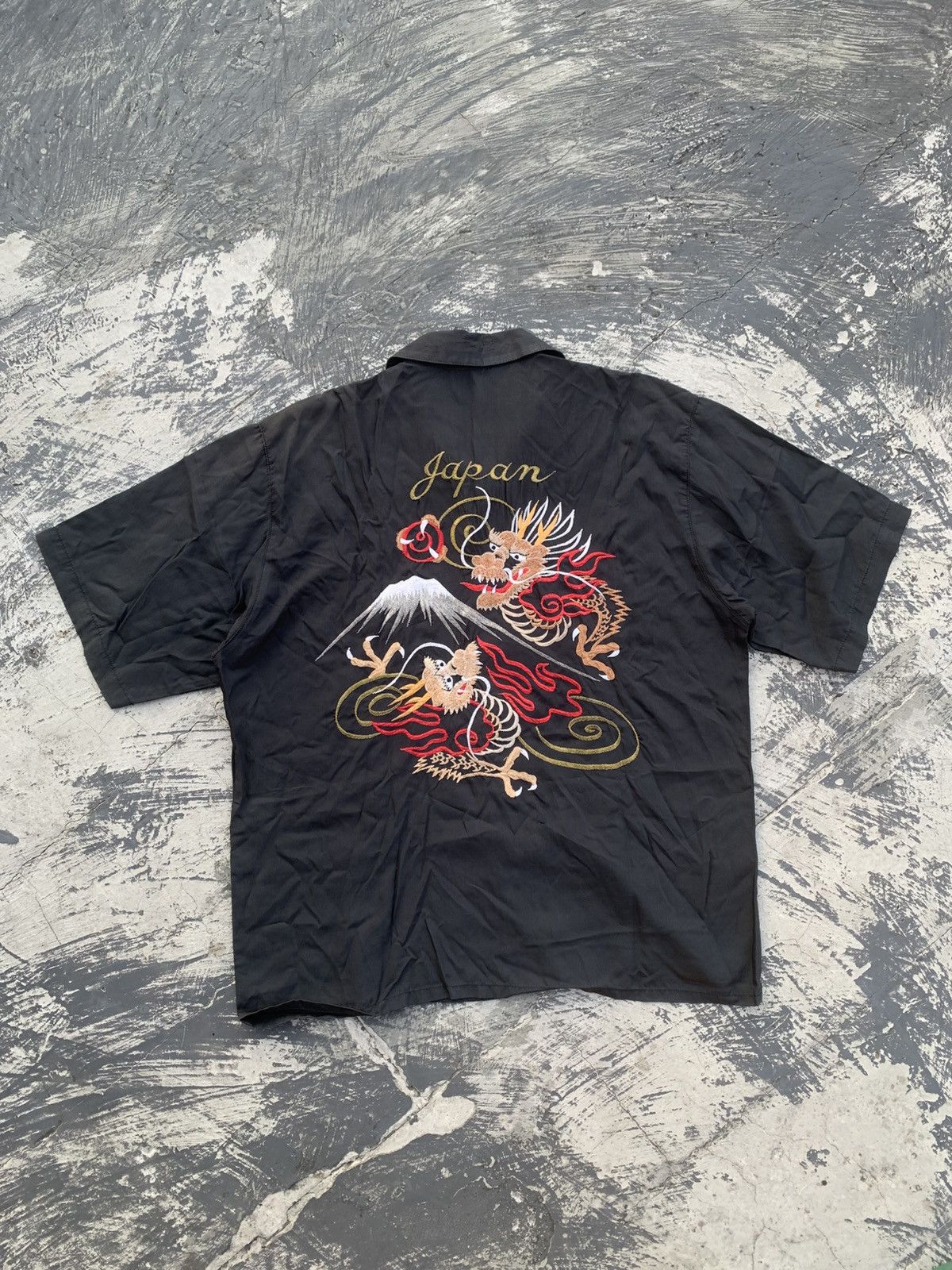 Japanese Brand 60’s Archive Japan Dragon Fuji Shirts Embroidery Size US L / EU 52-54 / 3 - 1 Thumbnail