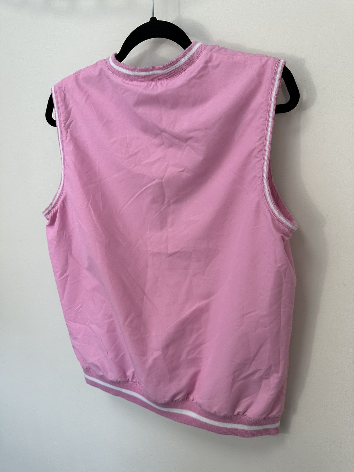 Burberry Vintage Burberry Golf Pink Shiny Luxury Vest Size US M / EU 48-50 / 2 - 7 Thumbnail
