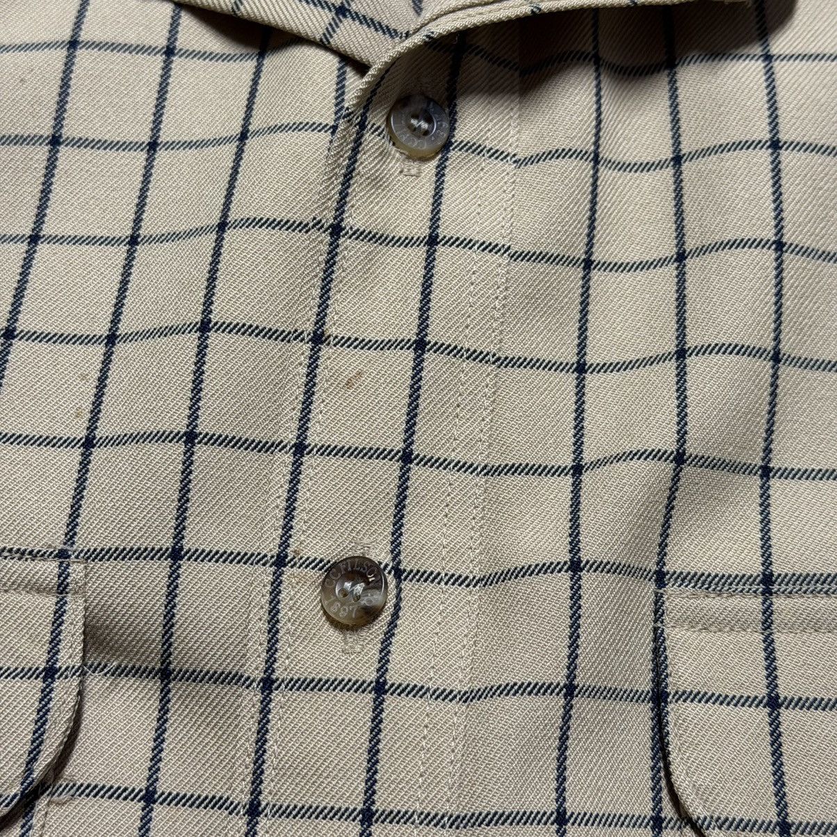 Filson Vtg Filson Men's Small Windowpane Plaid Wool Button Shirt Size US S / EU 44-46 / 1 - 4 Thumbnail