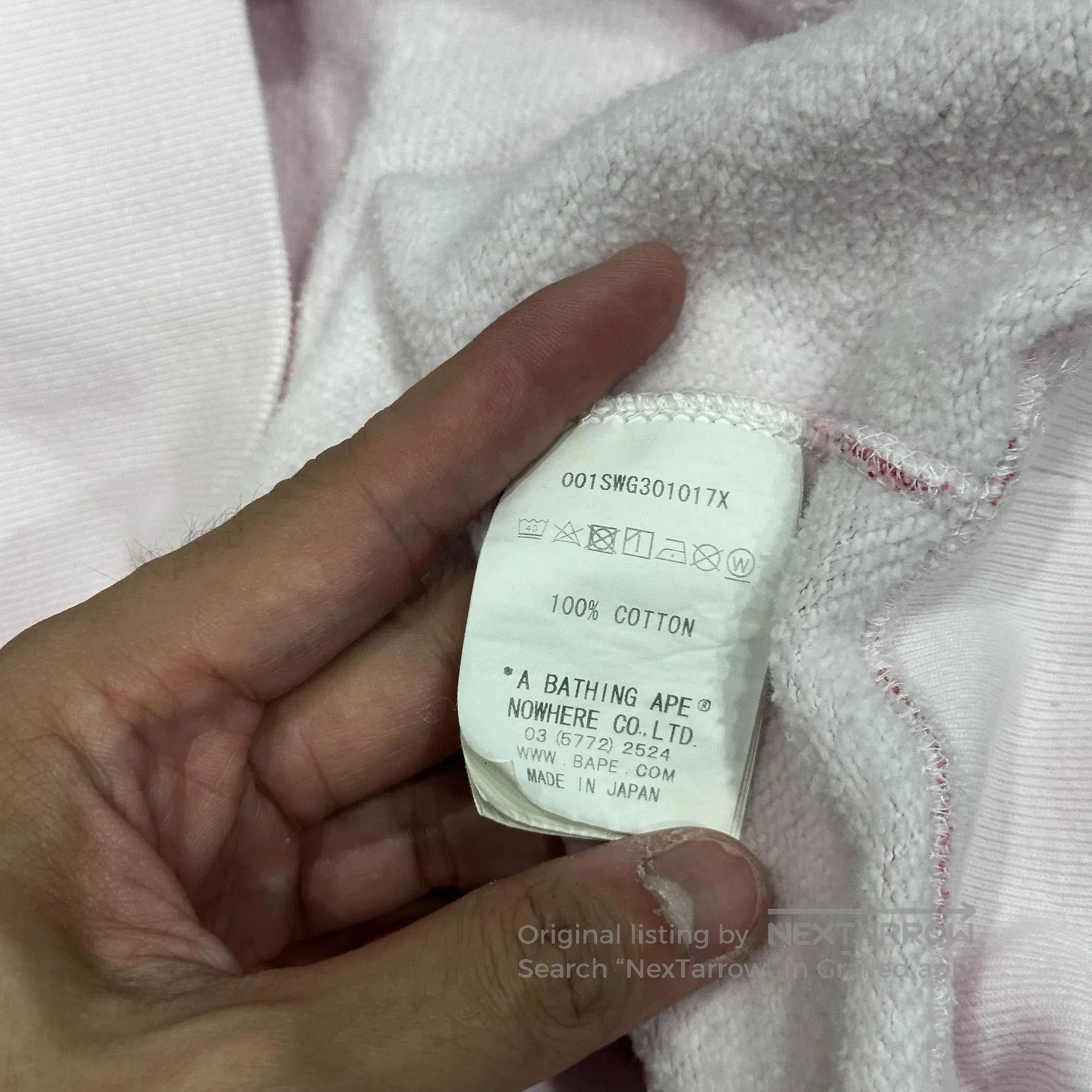Bape Bape Camouflage Pink Crew Neck Sweatshirt. Size XXL / US 16-18 / IT 52-54 - 7 Thumbnail