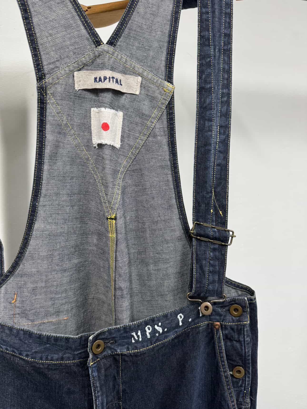 Kapital KAPITAL Japan Denim Overalls Size US 35 - 4 Thumbnail