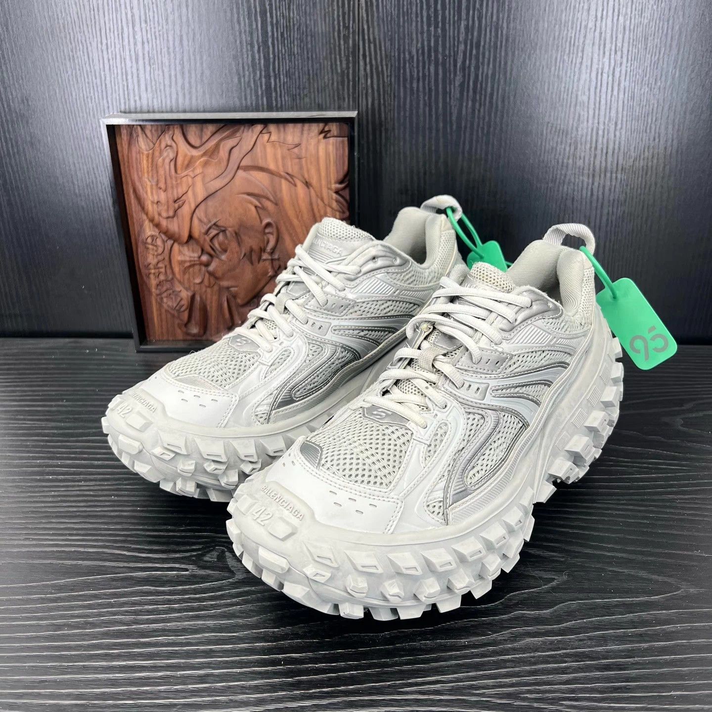 Balenciaga Balenciaga Grey Tire Sneakers Size 42 w/ Box Size US 9 / EU 42 - 1 Thumbnail