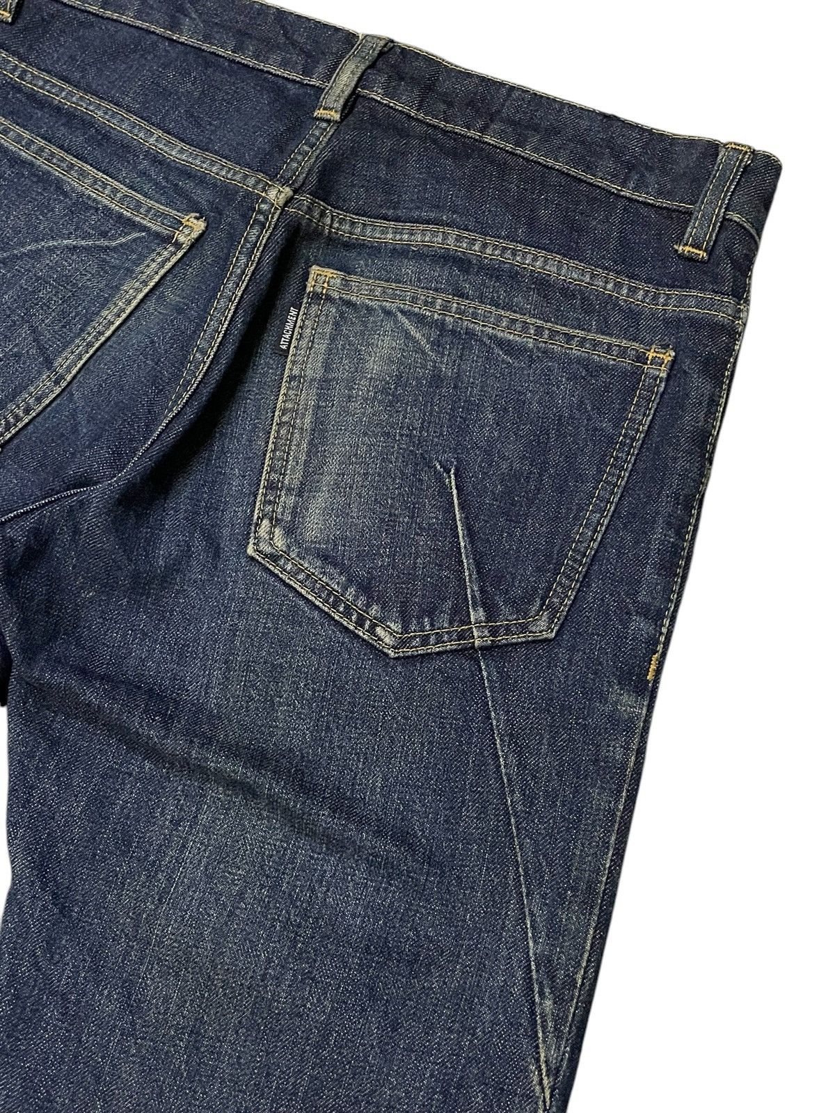 Attachment Attachment Japan Spiral Curved Stacked Leg Long Seam Jeans Size US 30 / EU 46 - 19 Thumbnail