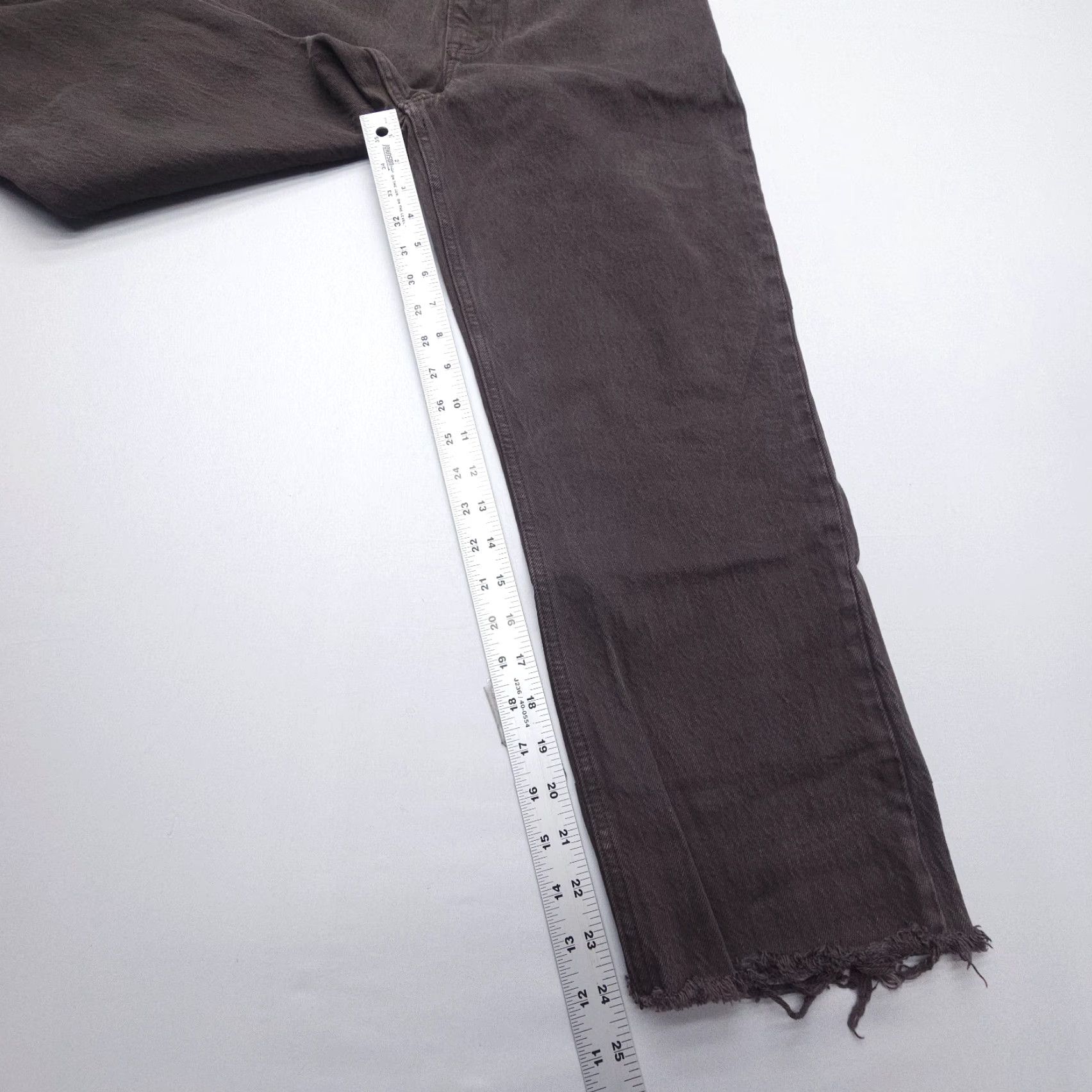 Abercrombie & Fitch Abercrombie & Fitch The '90s High Rise Straight Jeans 28/6S Crop Brown Women Vintage No 90s Theme Mens Womens Size 28" / US 6 / IT 42 - 5 Thumbnail