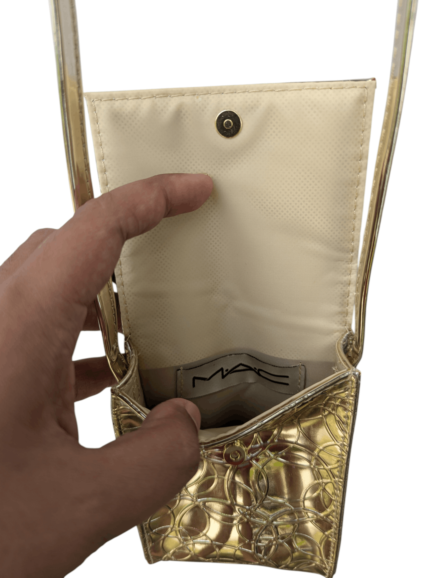 Other MAC COSMETICS GOLD SLING POUCH BAG Size ONE SIZE - 3 Thumbnail
