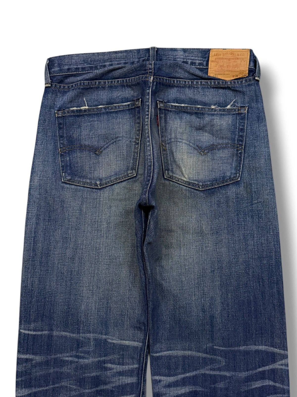 Levi's Vintage Clothing Vintage 00s Levi’s 501 XX Big E Made in Japan Selvedge | W32 Size US 32 / EU 48 - 5 Thumbnail