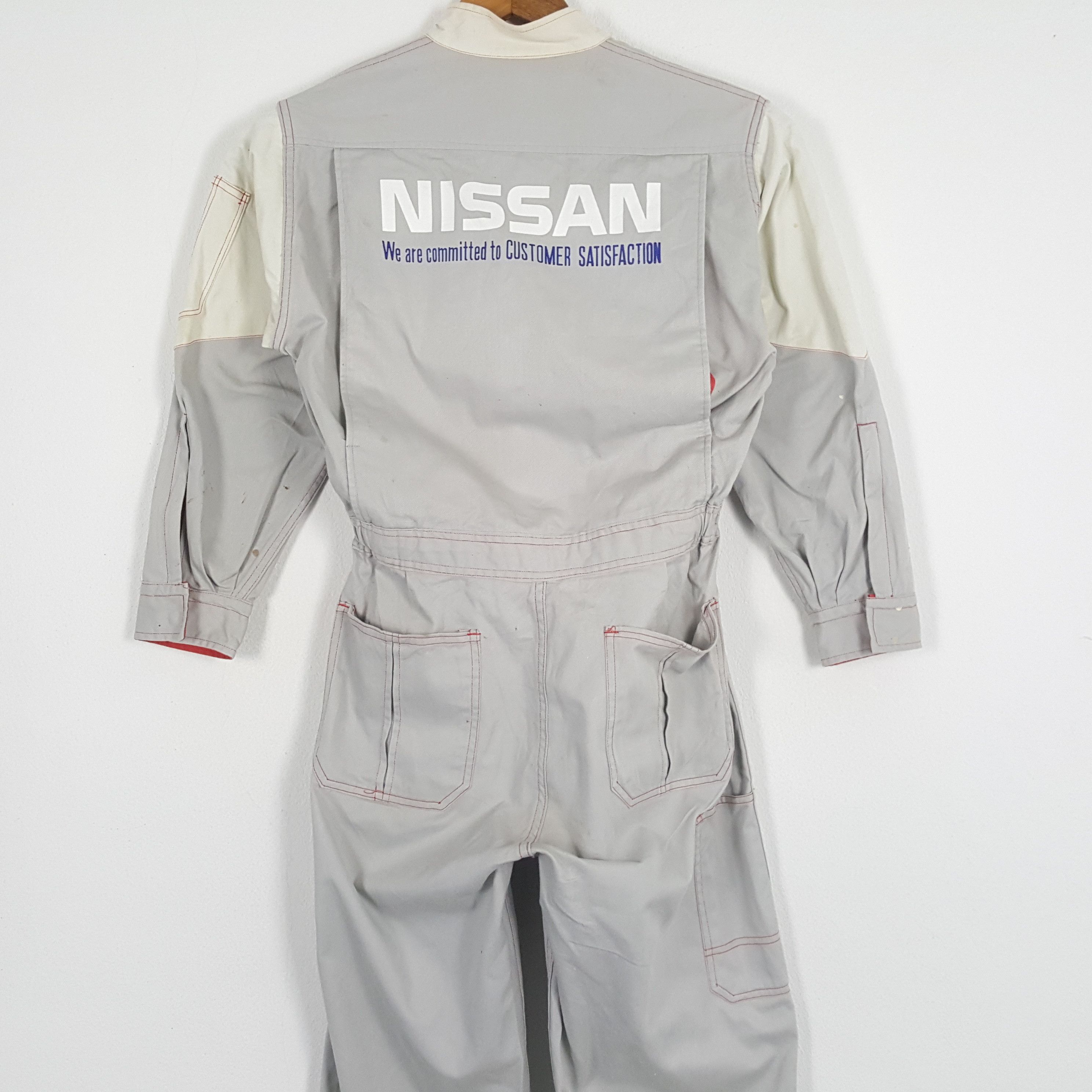 Vintage Vintage NISSAN Japanese Motorsport Racing Coverall Jacket Size US M / EU 48-50 / 2 - 2 Thumbnail