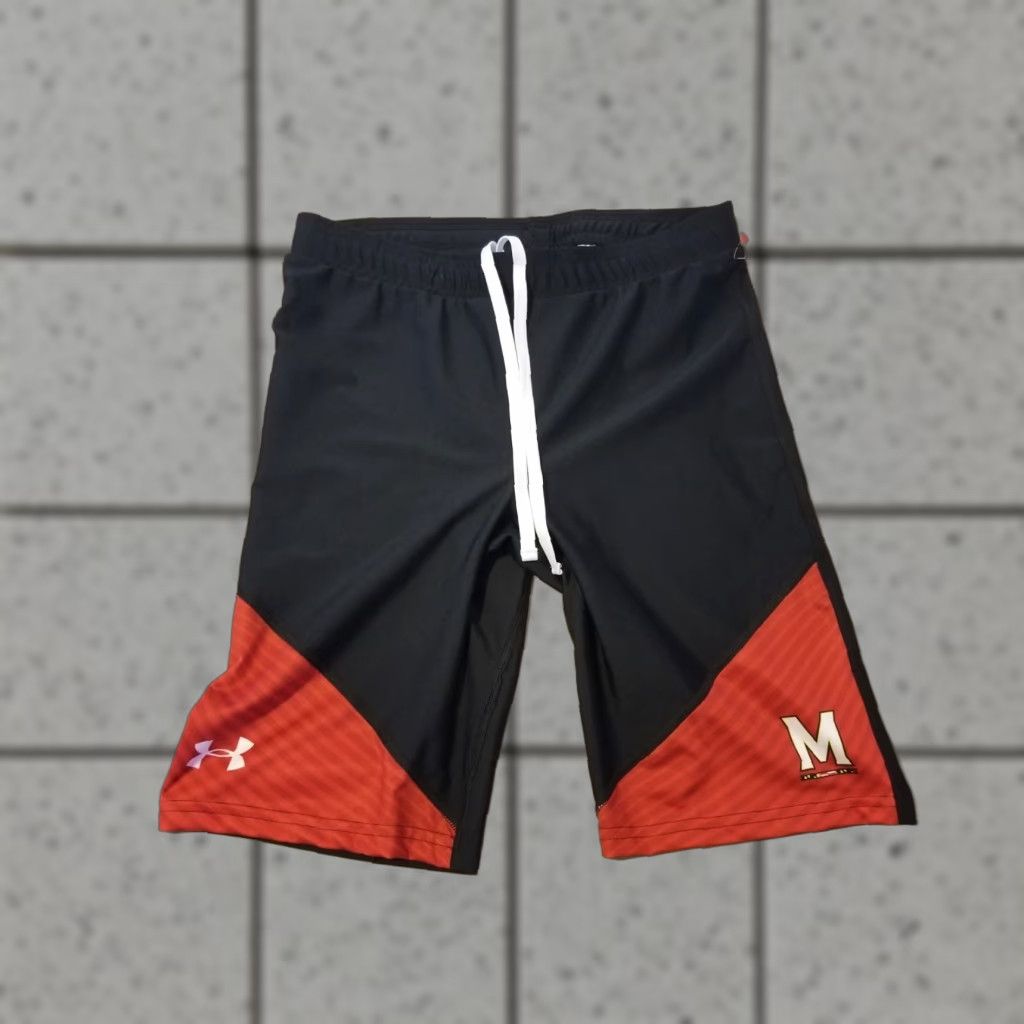 Under Armour Under Armour Mens Shorts XL Black Athletic Gym Workout Pockets Elastic Waist Drawstring Sports Size US 36 / EU 52 - 1 Thumbnail