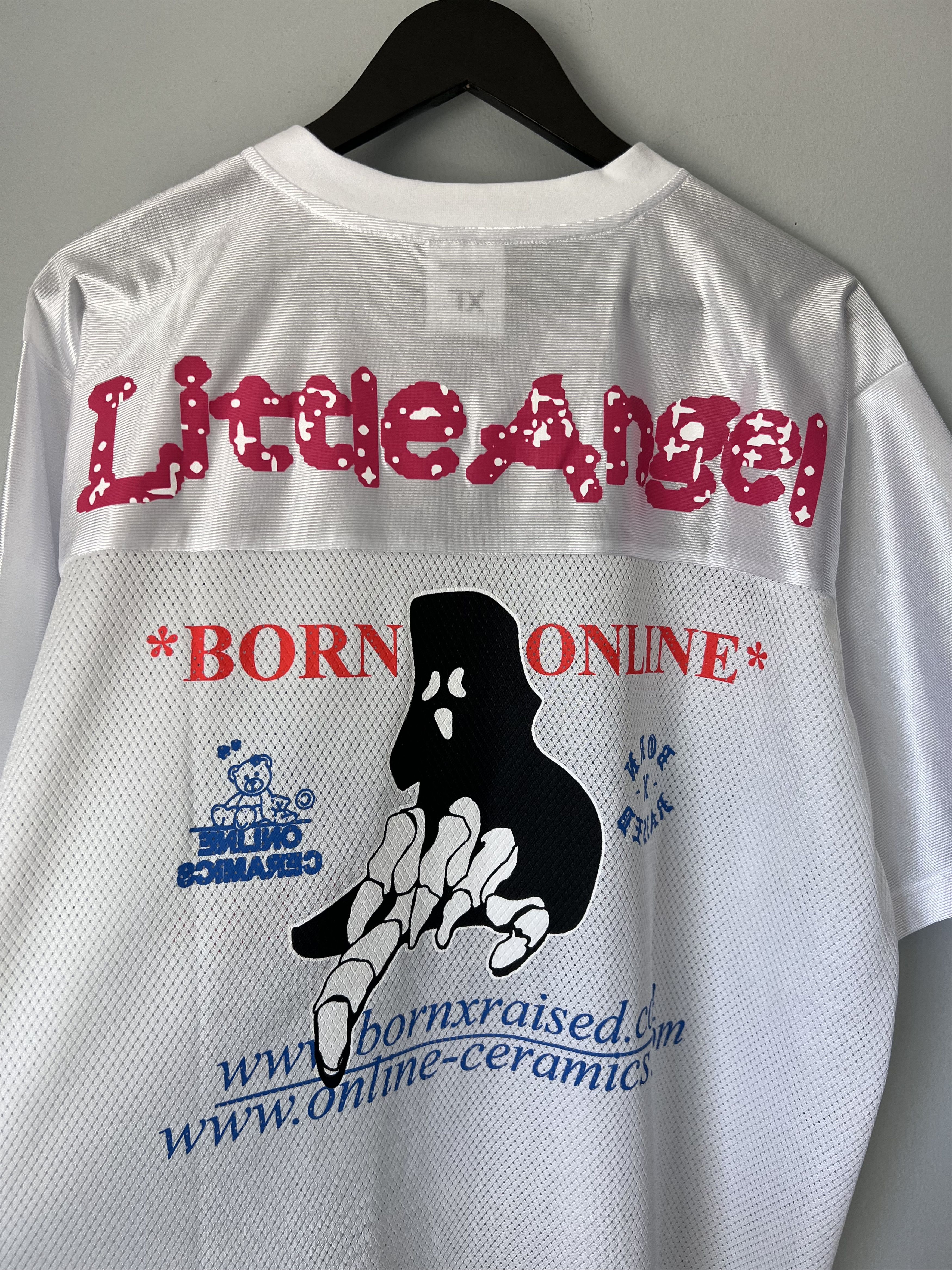 Born X Raised × Online Ceramics Online Ceramics Born X Raised Football Jersey in White Size US XXL / EU 58 / 5 - 5 Thumbnail