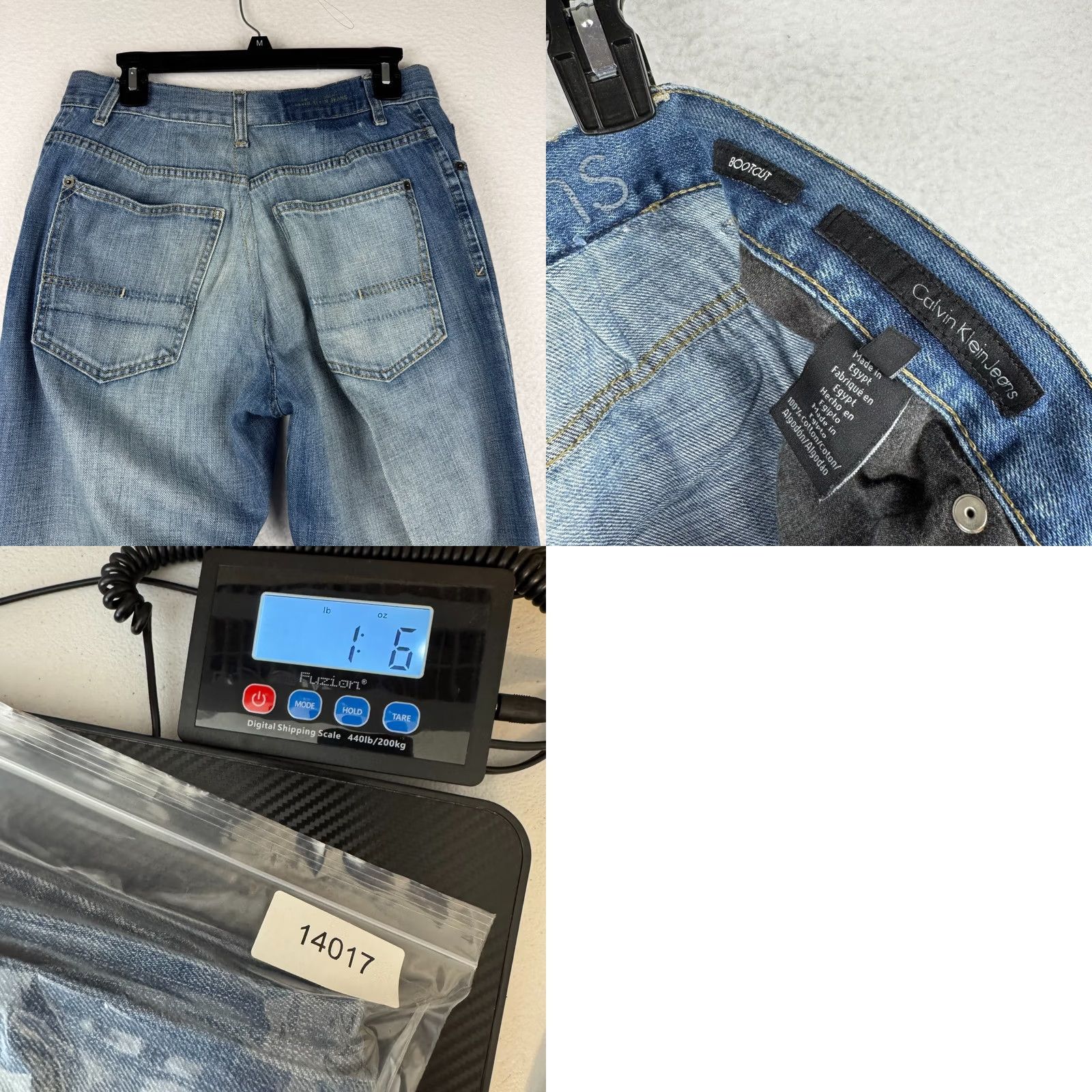 Calvin Klein VINTAGE Calvin Klein Jeans Bootcut Denim 30x33 34 Waist Altered 30 Washed Blue Mens Size US 30 / EU 46 - 8 Thumbnail