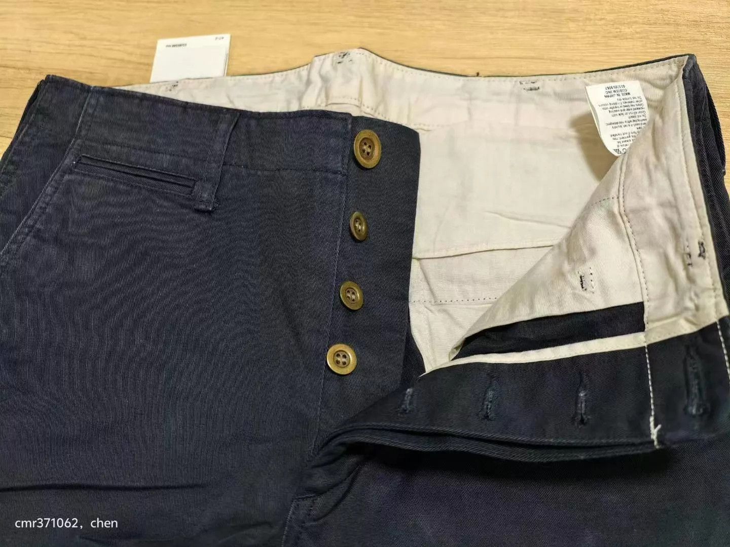 Visvim VISVIM 16AW HIGH WATER CHINO Navy 2 Size US 32 / EU 48 - 2 Thumbnail