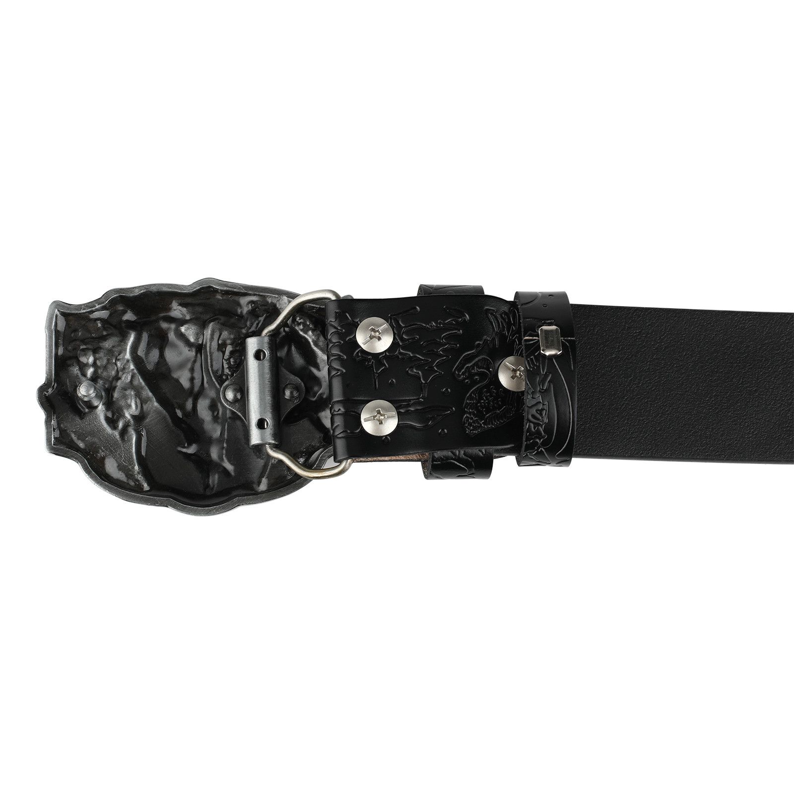 Designer Matchless Vintage Belt Riveted Belts Menswear Accessories Size ONE SIZE - 4 Thumbnail
