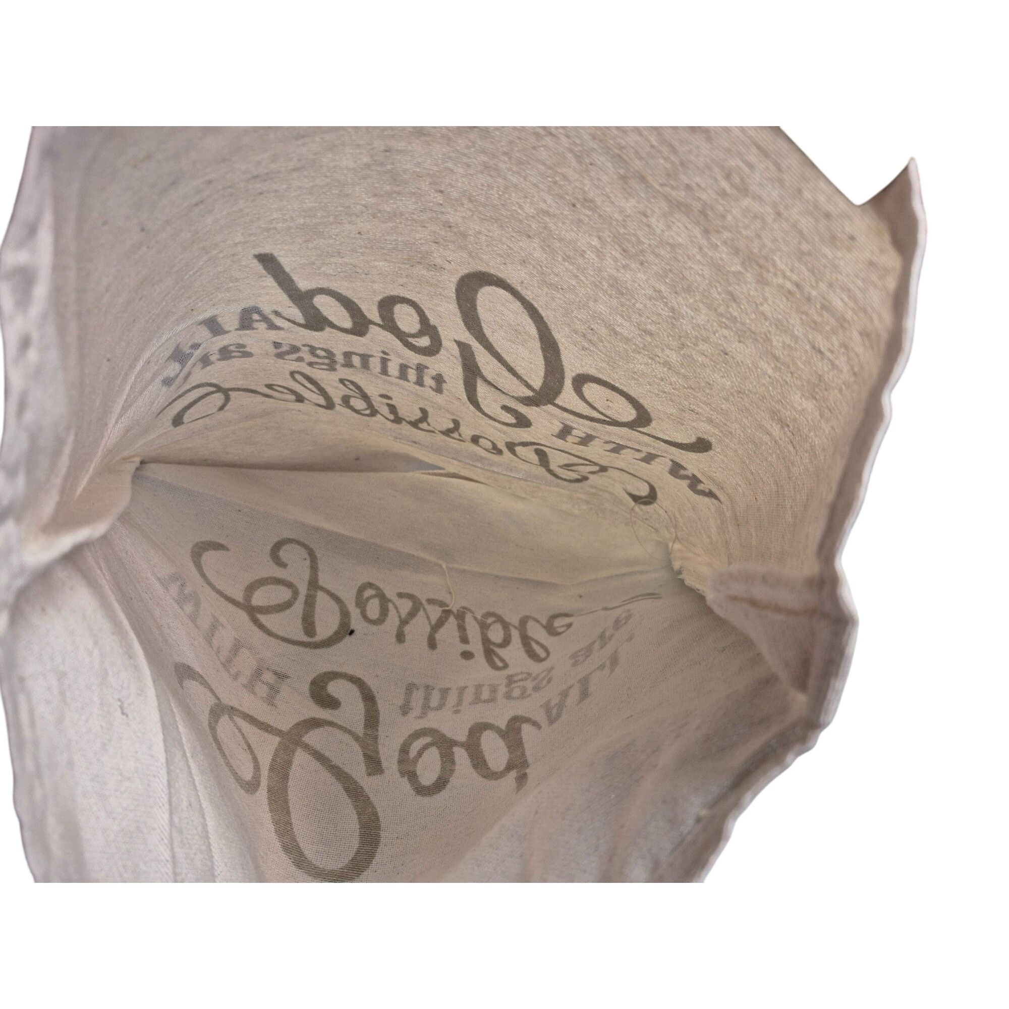 Other Inspirational Canvas Tote Bag With Quote "With God All Thing Size ONE SIZE - 3 Thumbnail