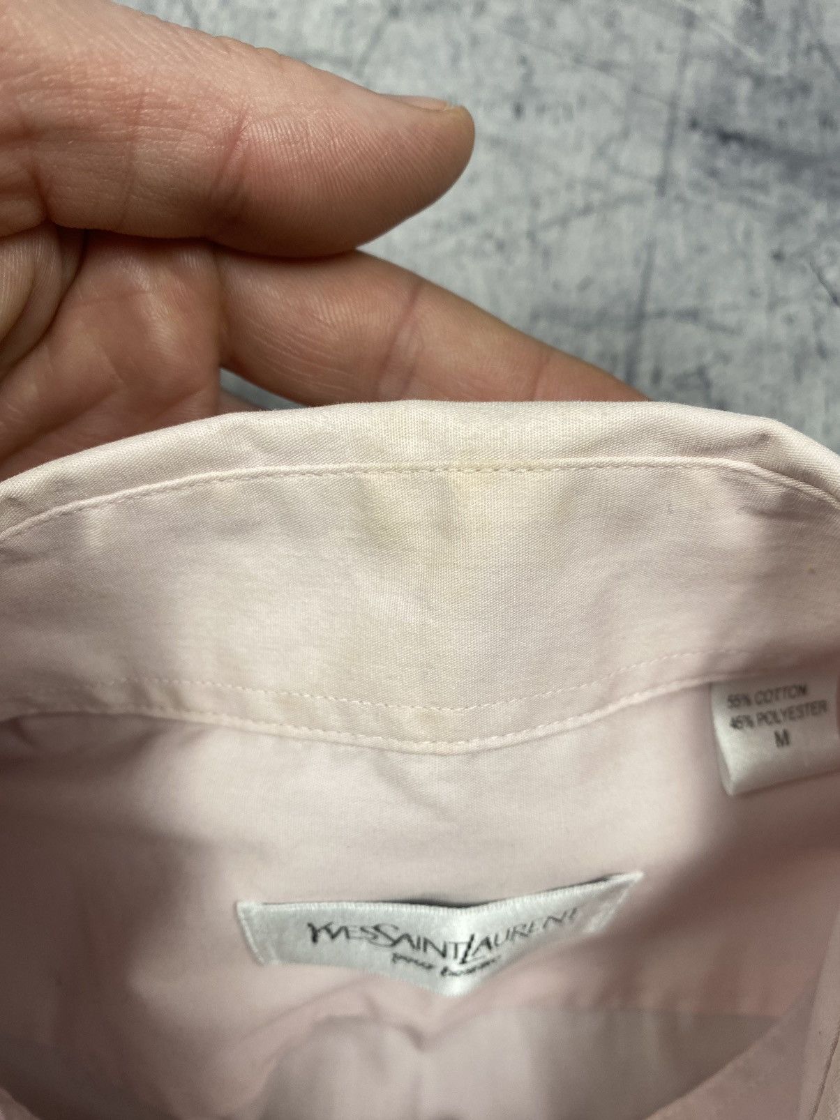 Yves Saint Laurent Vintage 90s Yve Saint Laurent Basic Button Up Shirt Size US M / EU 48-50 / 2 - 10 Thumbnail