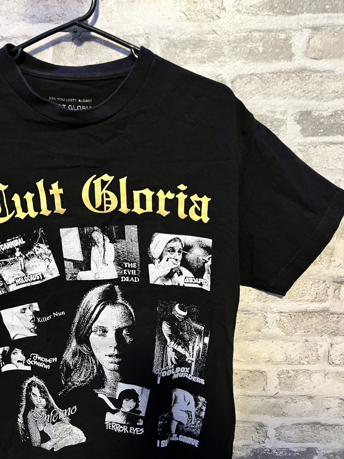 G59 Records CULT GLORIA - NASTY T- SHIRT (BLACK) MEDIUM Size US M / EU 48-50 / 2 - 6 Thumbnail