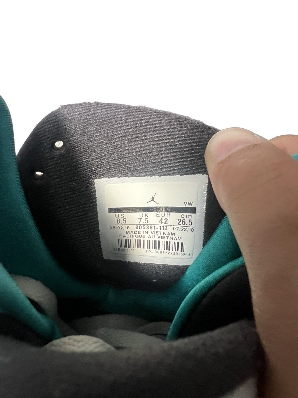 Jordan Brand 2018 Air Jordan Retro 8 South Beach Men’s Size 8.5 Size US 8.5 / EU 41-42 - 7 Thumbnail