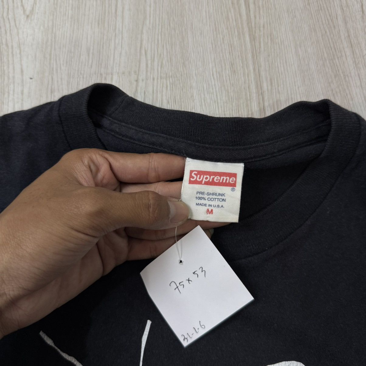 Supreme Supreme mark gonzales butterfly black tee Size US M / EU 48-50 / 2 - 4 Thumbnail