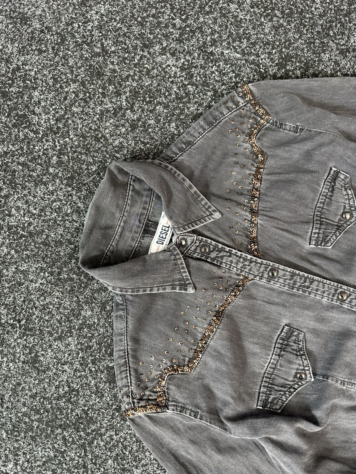 Diesel × If Six Was Nine × Vintage 🚨VNTG Diesel Avant-garde MOHAIR Shirt very rare Streetwear Size M / US 6-8 / IT 42-44 - 4 Thumbnail