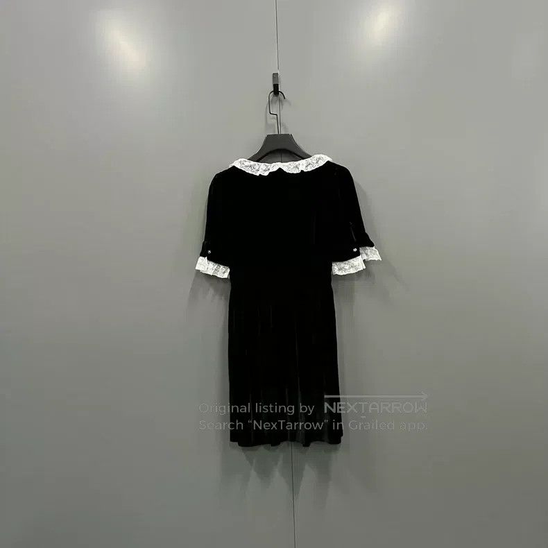 Miu Miu Miu Miu 38 Black lace dress Size M / US 6-8 / IT 42-44 - 2 Thumbnail