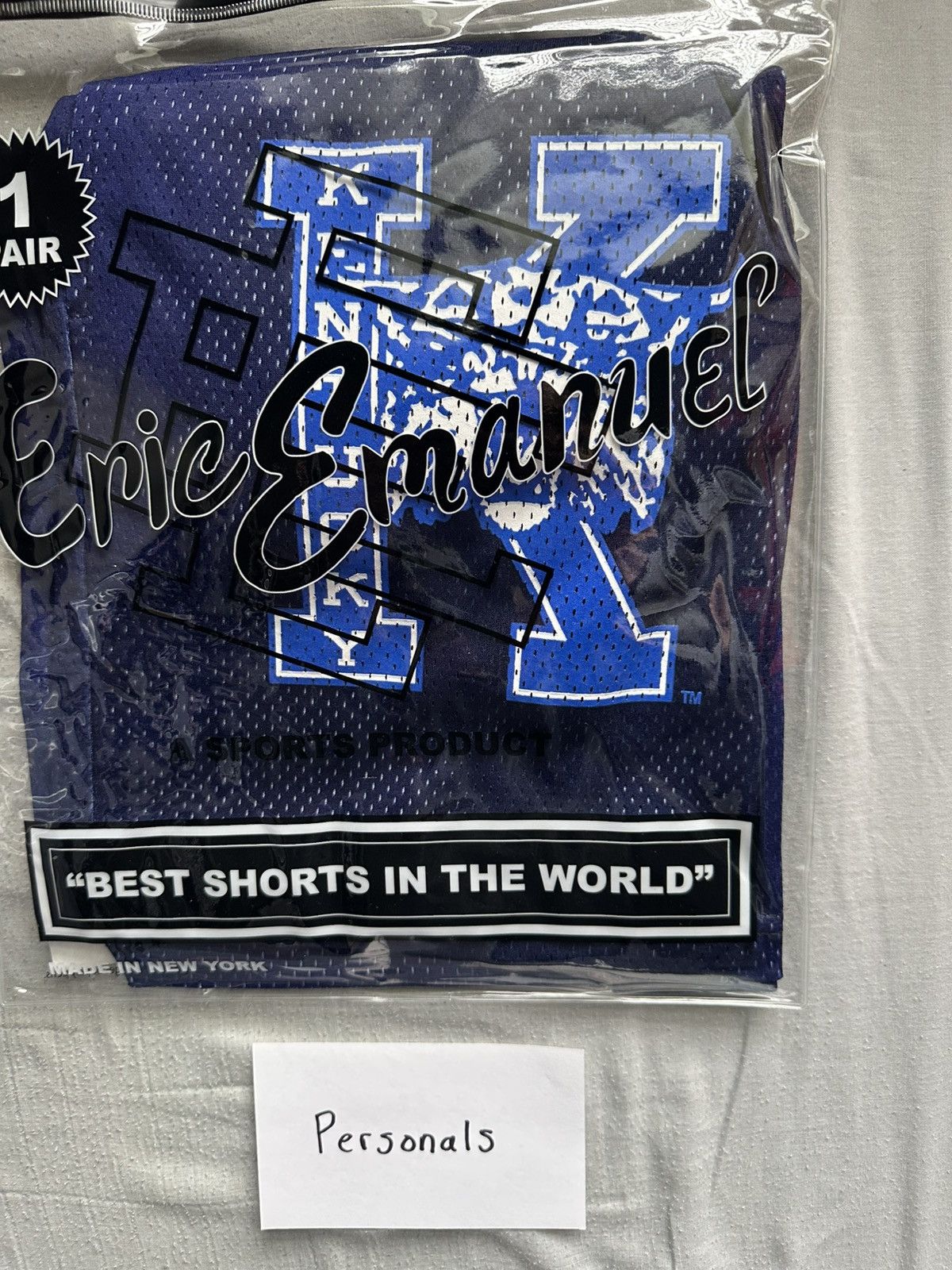 Eric Emanuel × NCAA Eric Emanuel University Of Kentucky Basic Shorts Large Size US 34 / EU 50 - 3 Thumbnail
