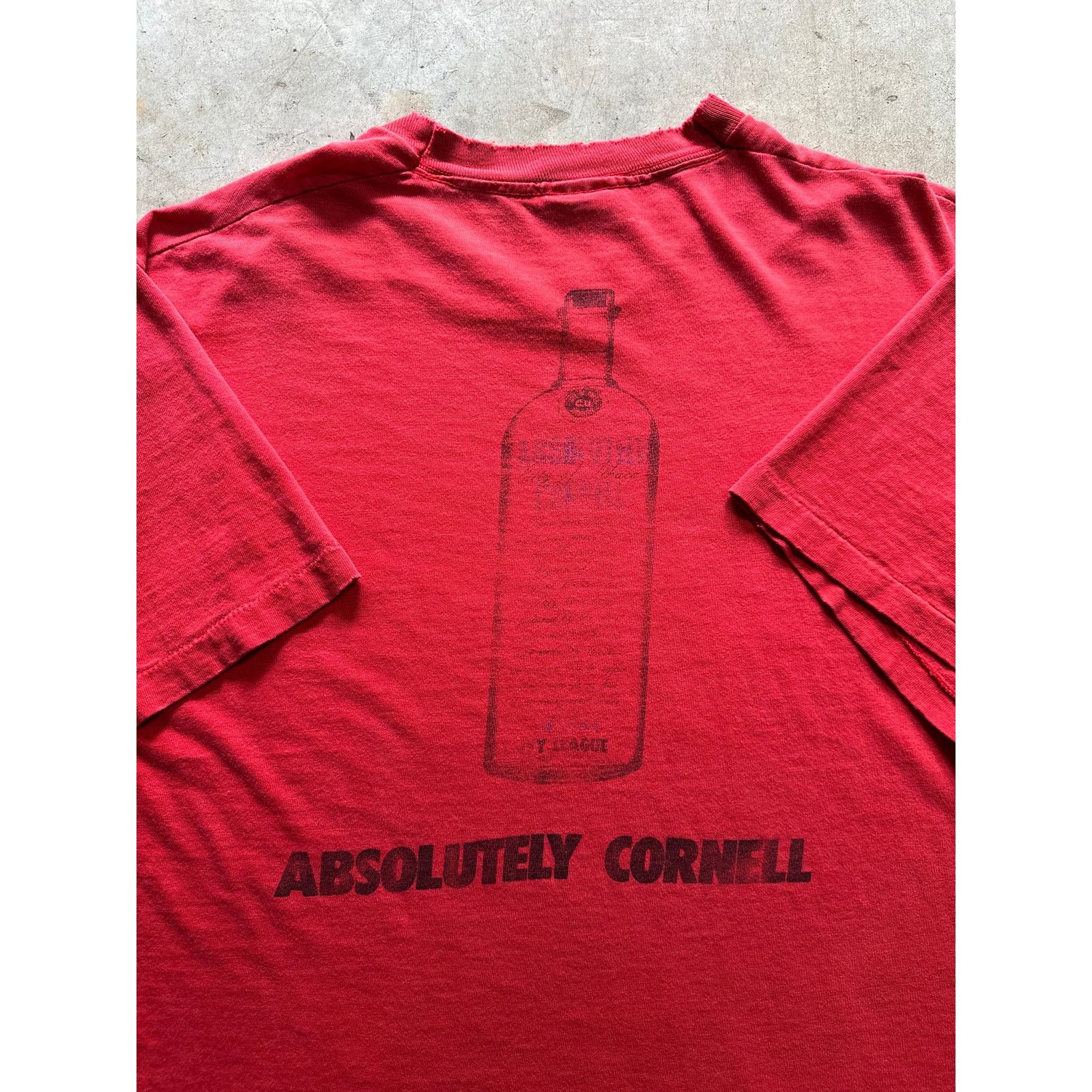 Fruit Of The Loom × Vintage Vintage Absolut Vodka Cornell University 90s Graphic Tee LG Size US L / EU 52-54 / 3 - 3 Thumbnail