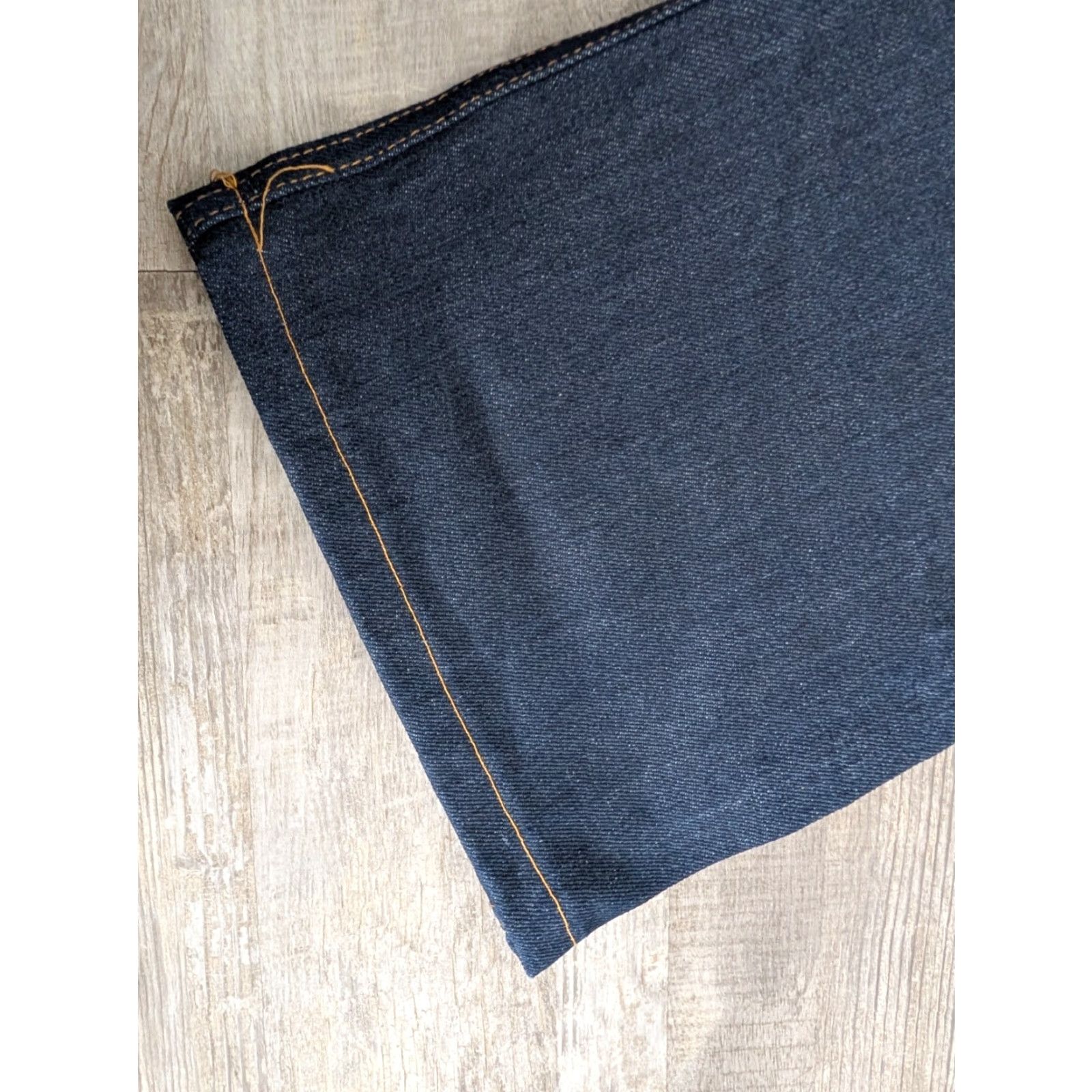 Sears Vtg Roebuck & Co. Jeans 52x29 Denim Indigo Straight Men 5-Pocket 5014-5 Cowboy 1970s Size US 36 / EU 52 - 5 Thumbnail