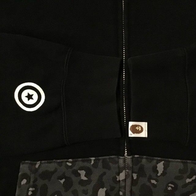 Bape × Nigo BAPE Leopard camo shark full zip hoodie a bathing ape NIGO Size US XL / EU 56 / 4 - 6 Thumbnail
