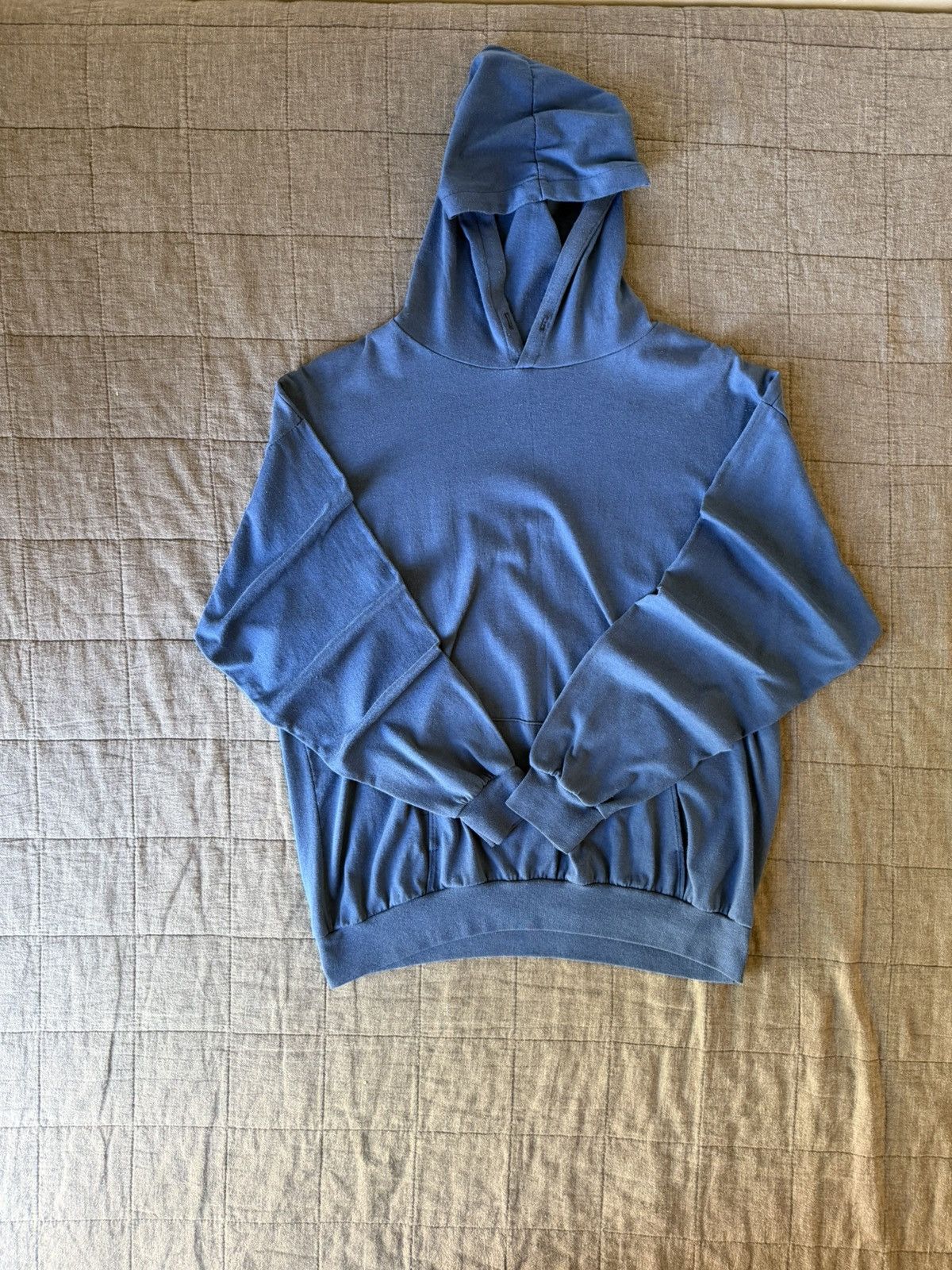 Other True Vintage 70s Fun-Tees Blue Pullover Hoodie Size US L / EU 52-54 / 3 - 11 Thumbnail