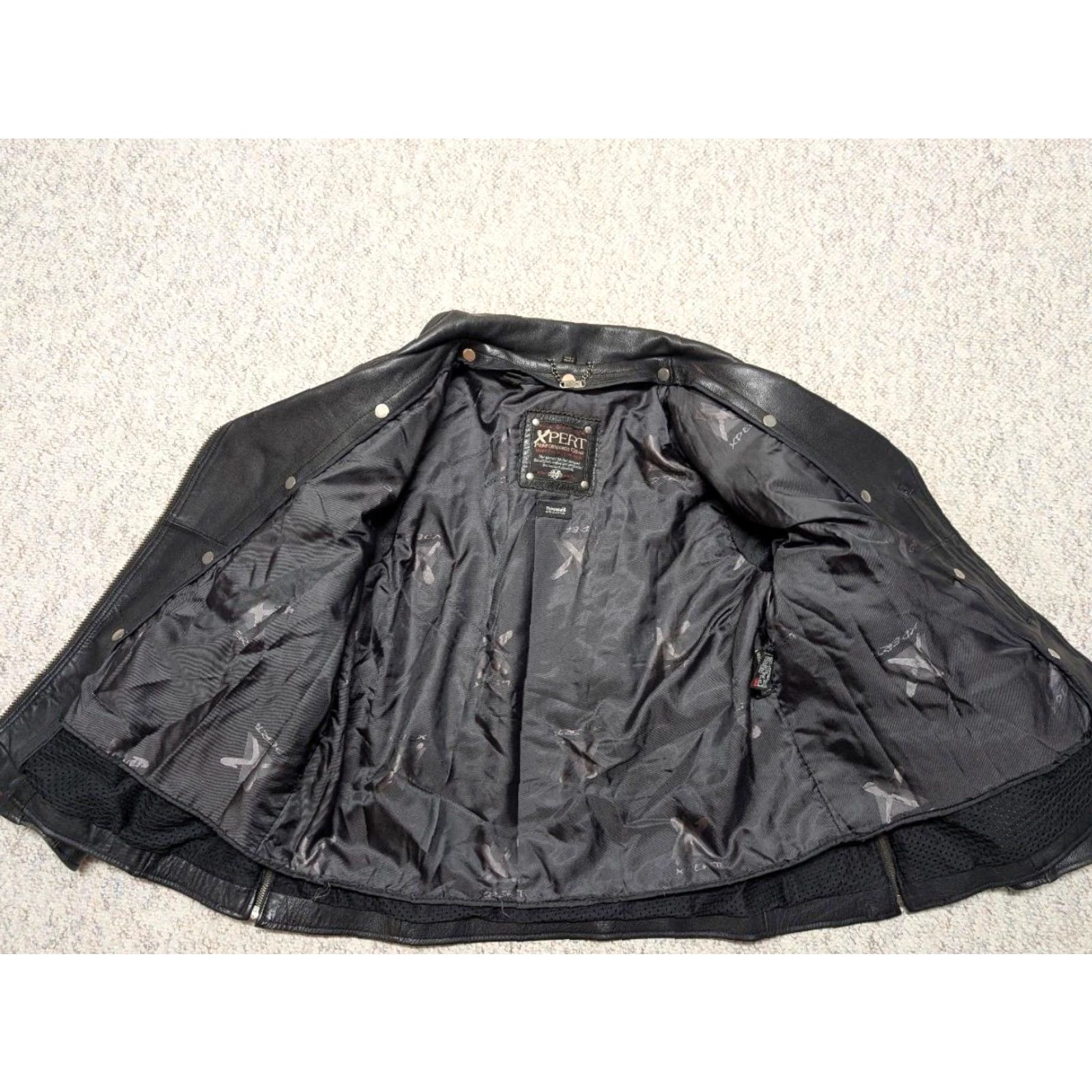 Vintage VINTAGE Xpert Motorcycle Jacket Women 2XL Black Belted Ventilated Leather Coat Size XXL / US 16-18 / IT 52-54 - 5 Thumbnail
