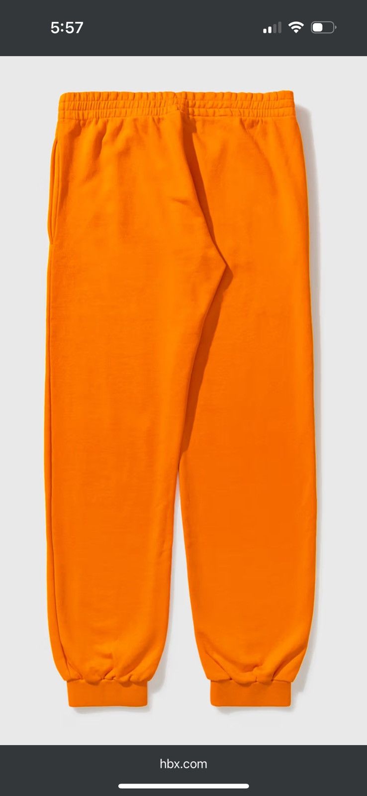Gosha Rubchinskiy Gosha Orange Track pants with 3m logo Size US 29 - 2 Thumbnail