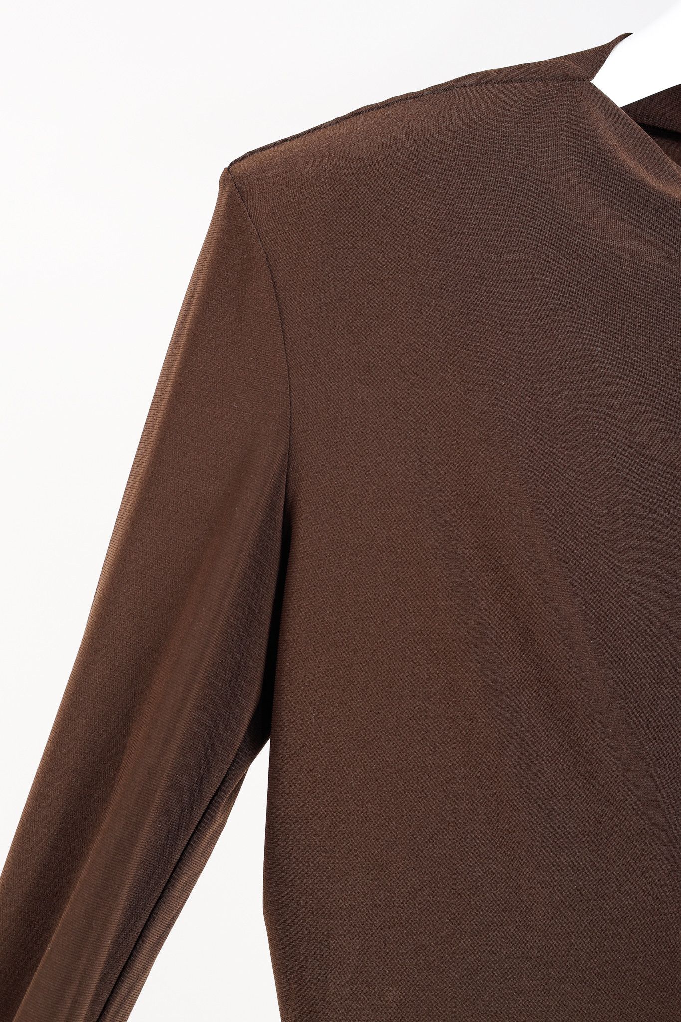 Tibi Tibi Brown Drapey Jersey Tunic Top Size M / US 6-8 / IT 42-44 - 5 Thumbnail