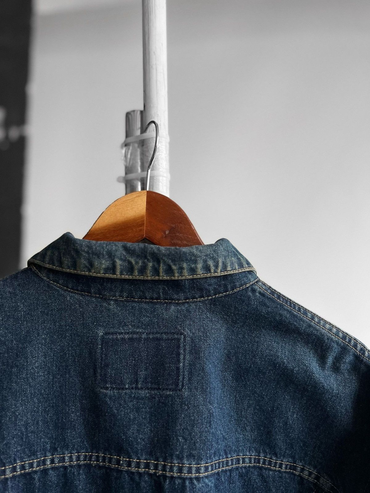 Hugo × Hugo Boss × Vintage Hugo Boss Mens Vintage 90s Blue Long Sleeve Denim Jacket Size US M / EU 48-50 / 2 - 4 Thumbnail