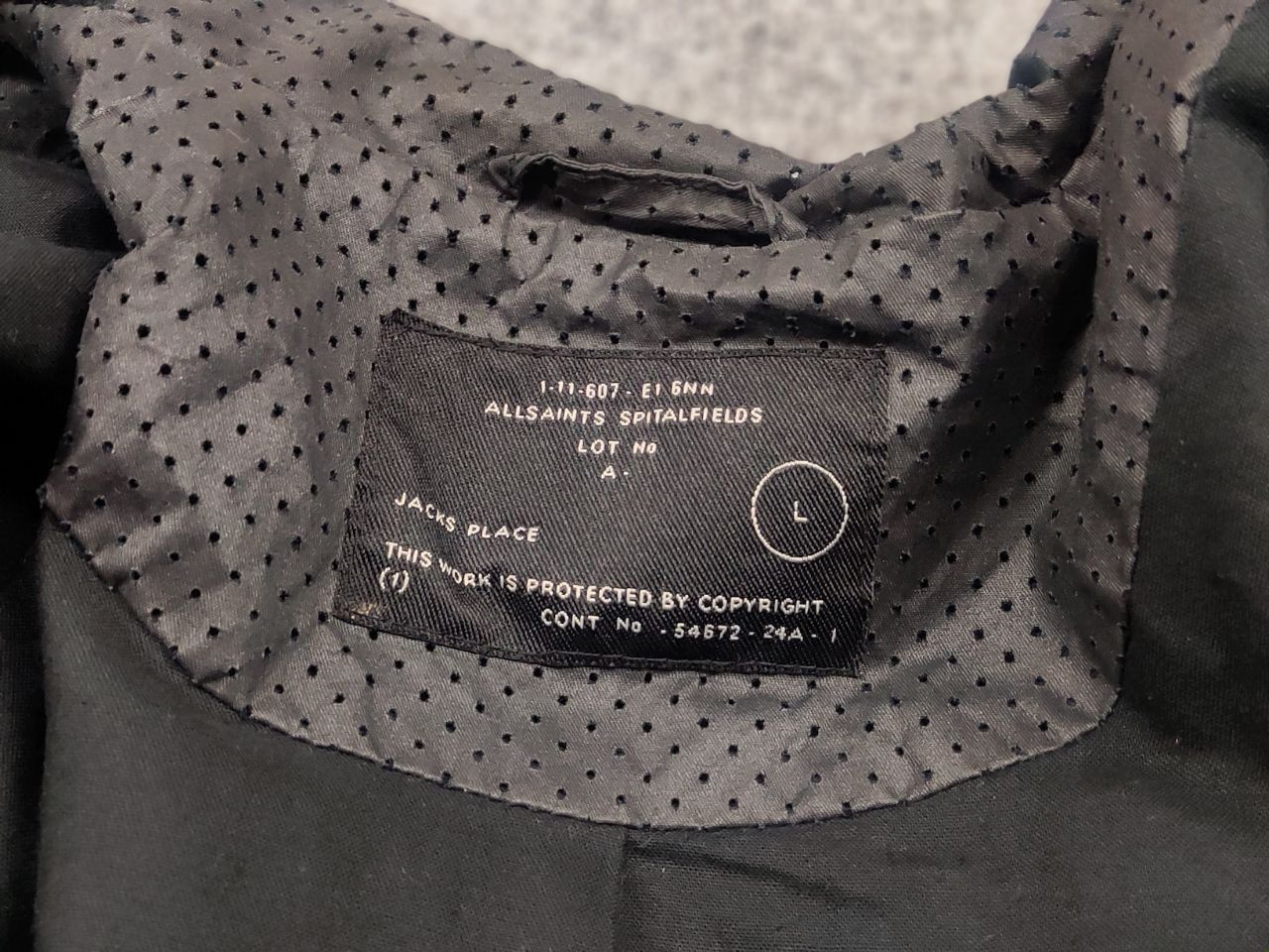 Allsaints 🔥 Vintage Allsaints AW08 Spitalfield Bracket Pocket Jacket Size US L / EU 52-54 / 3 - 15 Thumbnail