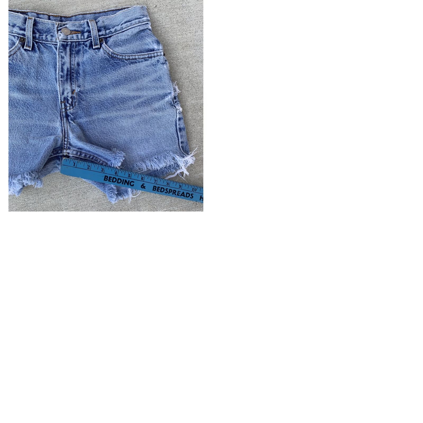 Levi's VINTAGE Levi's 517 Cut Offs Jeans Shorts Thrashed Distressed 5 JR 27.5 Waist Size 27" / US 4 / IT 40 - 12 Thumbnail