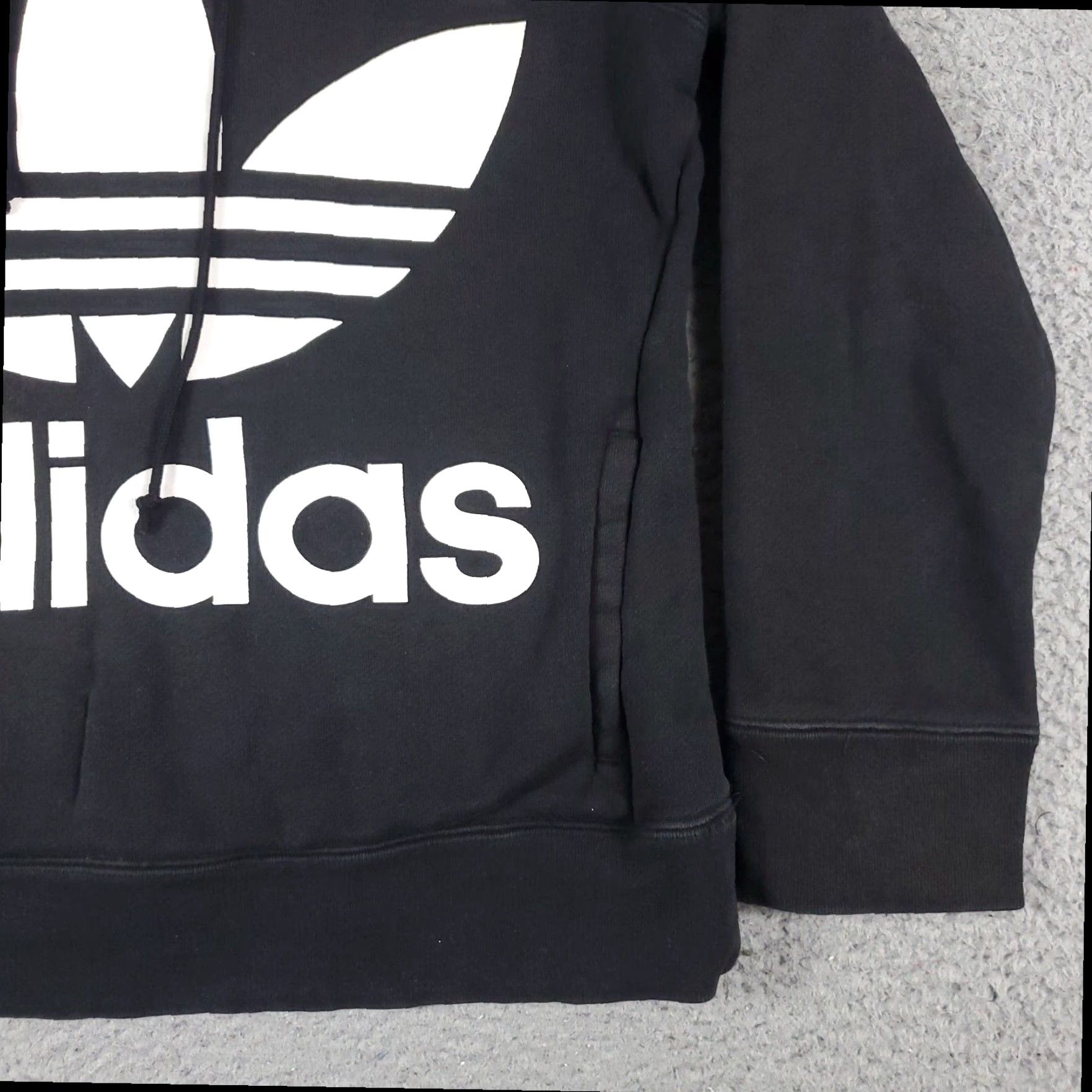 Adidas Adidas Womens Sweater XS Extra Small Black Pullover Hoodie Size XS / US 0-2 / IT 36-38 - 5 Thumbnail