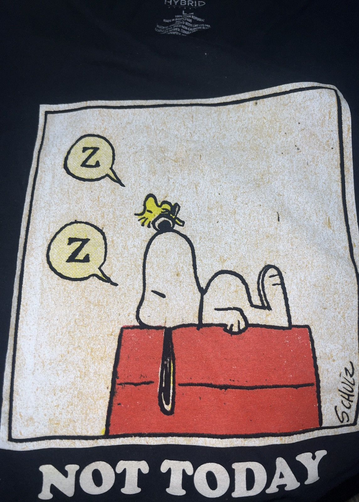 Peanuts Peanuts Black Shirt Size US L / EU 52-54 / 3 - 3 Thumbnail